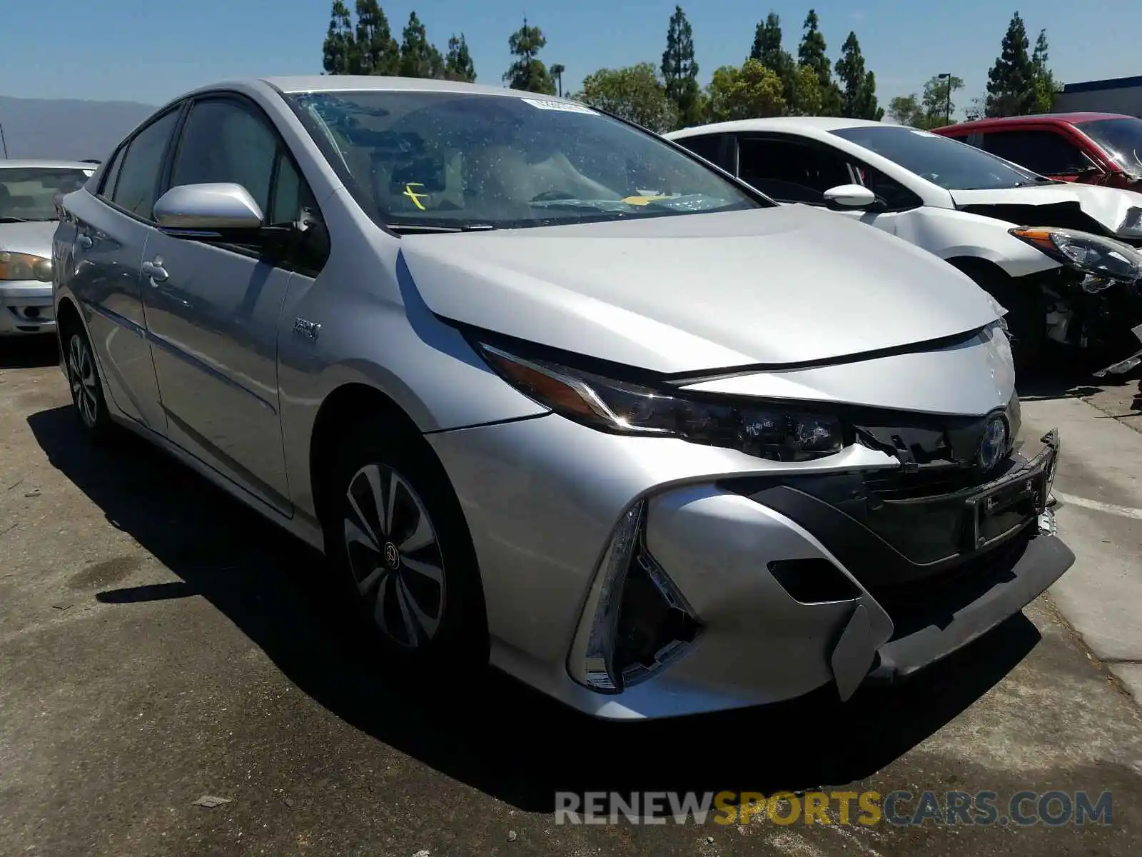 1 Photograph of a damaged car JTDKARFPXK3116385 TOYOTA PRIUS 2019