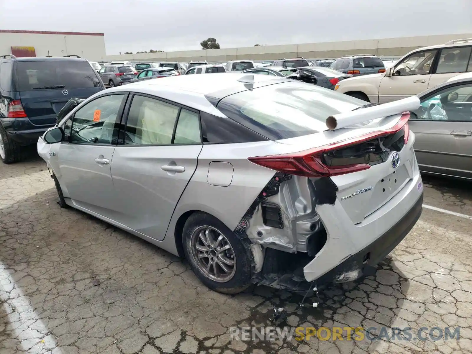 3 Photograph of a damaged car JTDKARFPXK3117343 TOYOTA PRIUS 2019
