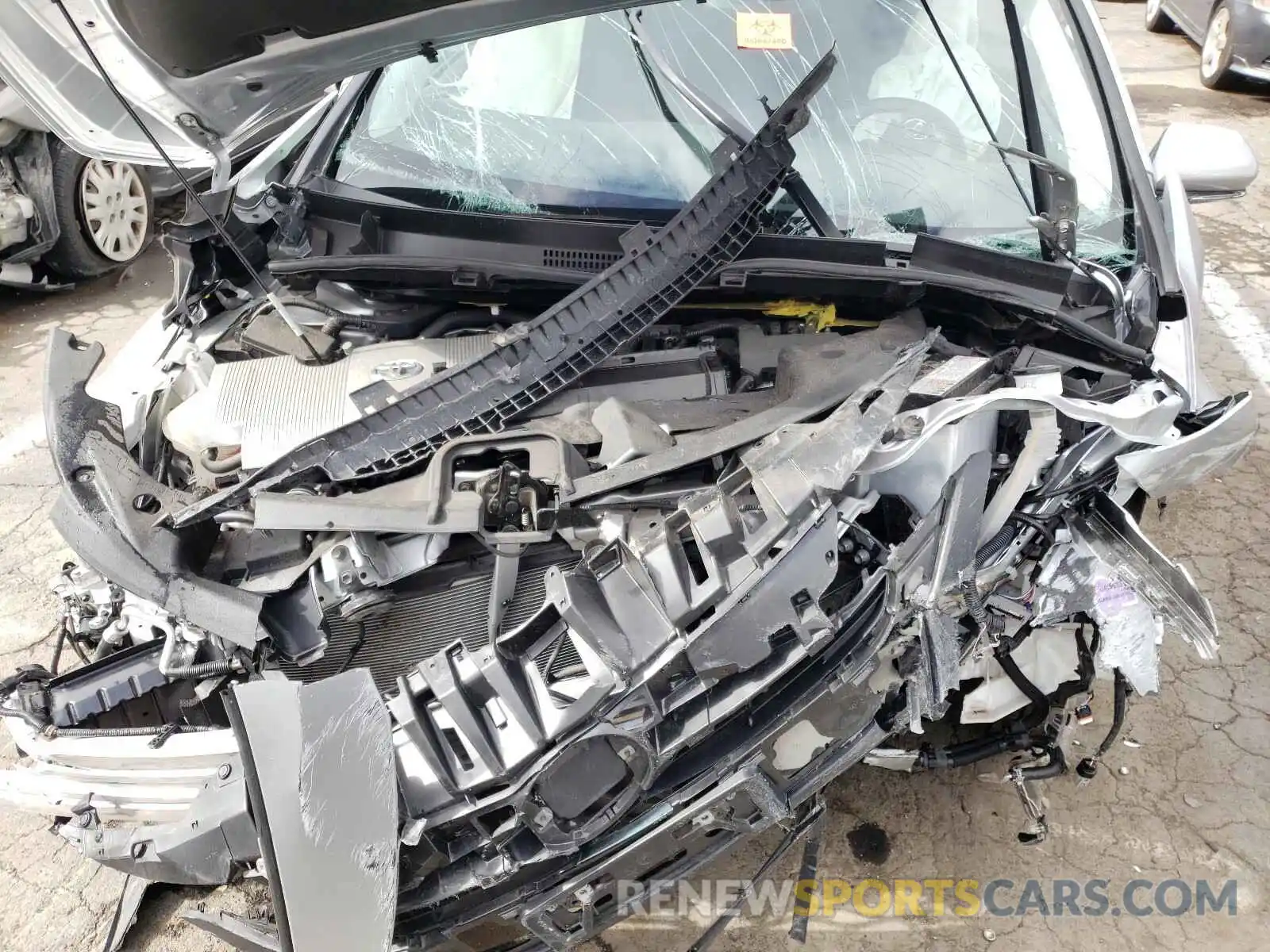7 Фотография поврежденного автомобиля JTDKARFPXK3117343 TOYOTA PRIUS 2019