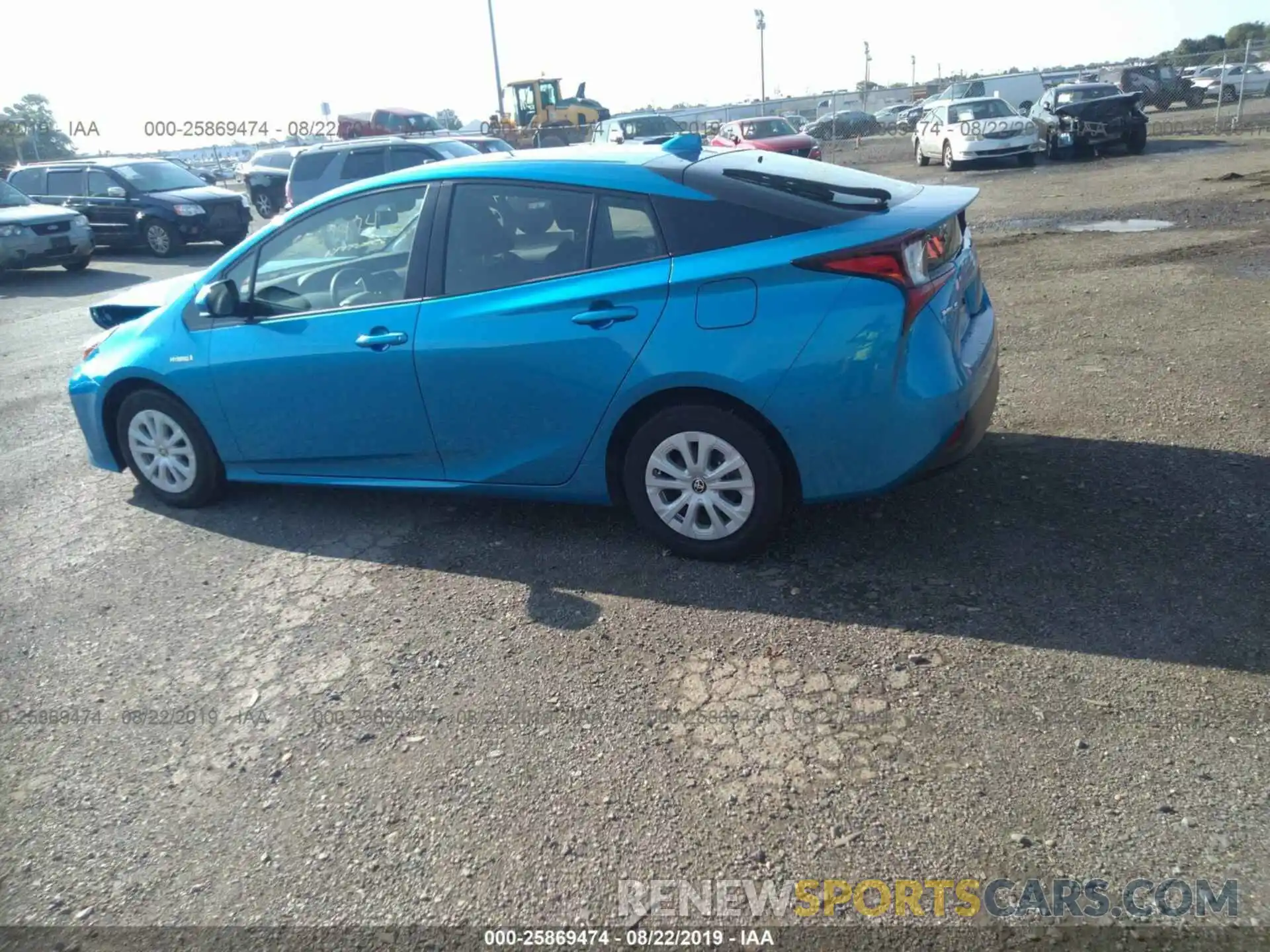 3 Photograph of a damaged car JTDKARFU0K3069017 TOYOTA PRIUS 2019