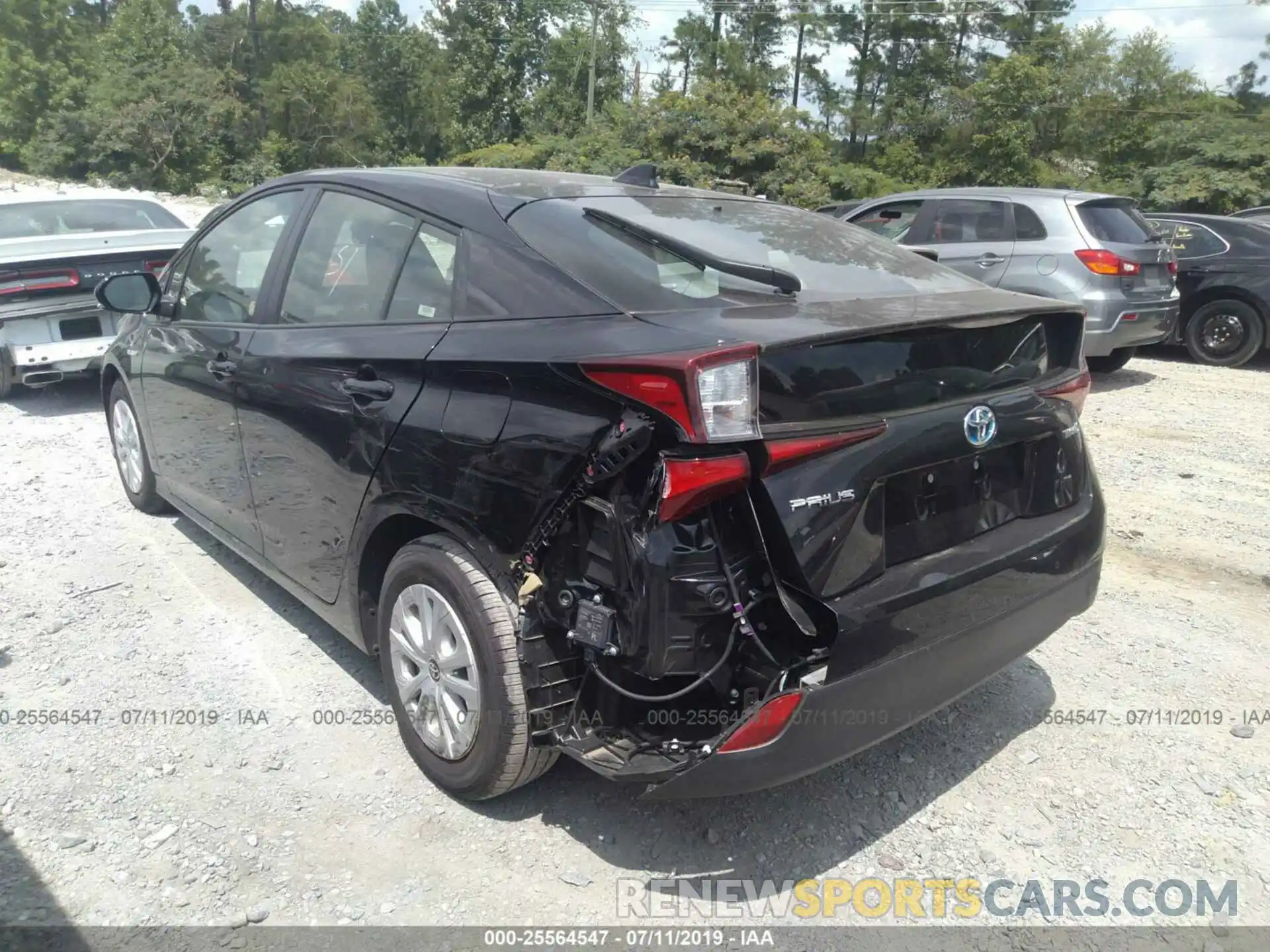 3 Photograph of a damaged car JTDKARFU0K3069194 TOYOTA PRIUS 2019