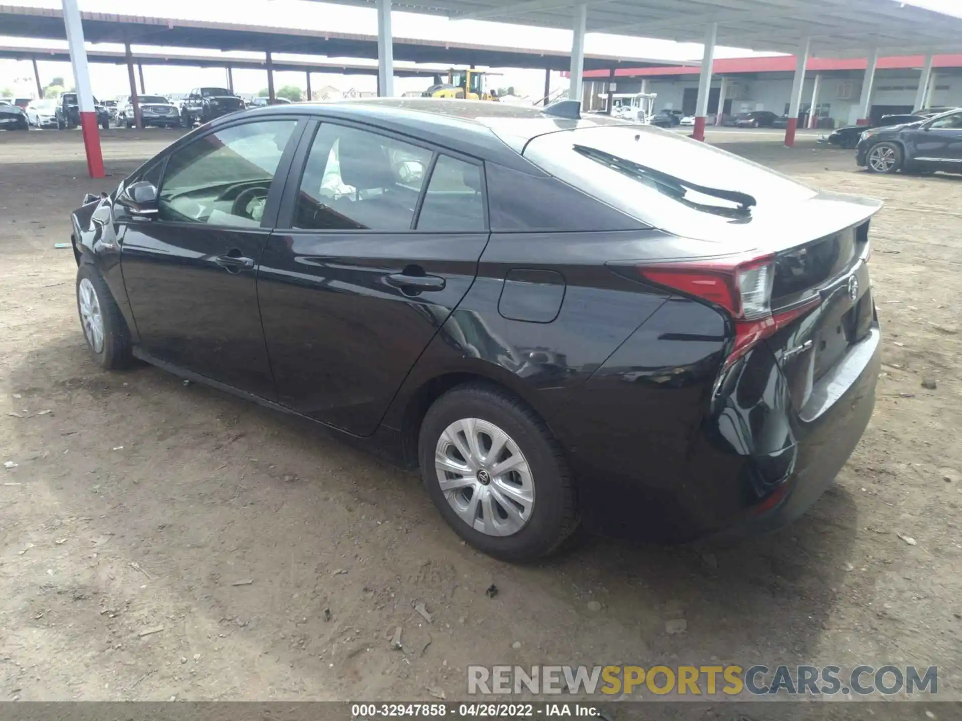 3 Photograph of a damaged car JTDKARFU0K3070930 TOYOTA PRIUS 2019