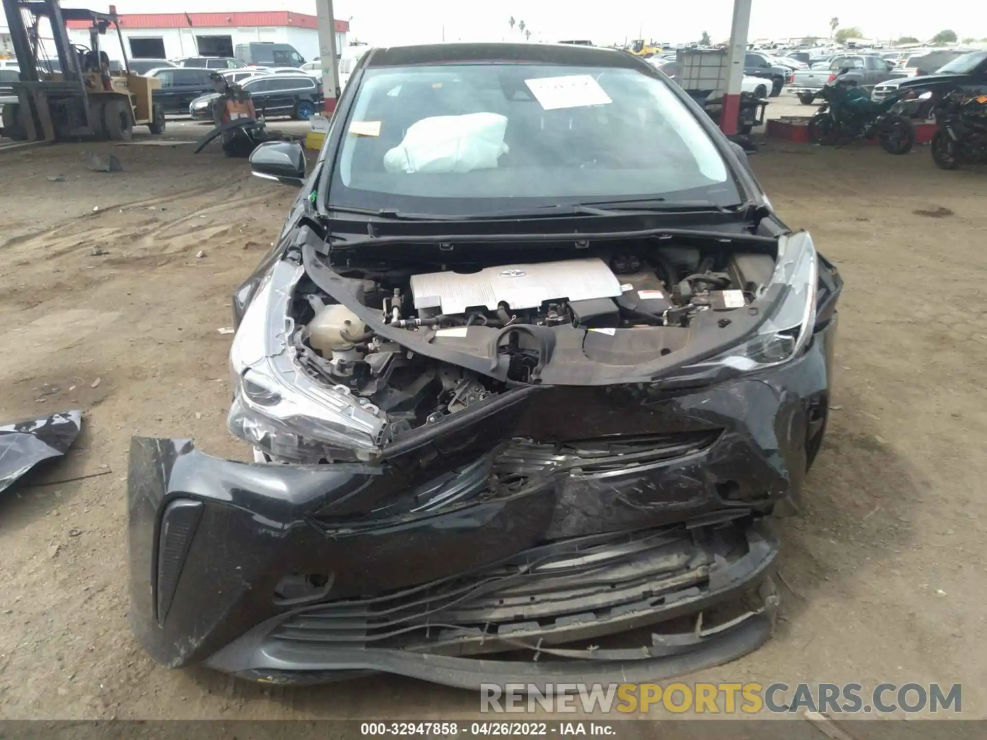 6 Photograph of a damaged car JTDKARFU0K3070930 TOYOTA PRIUS 2019