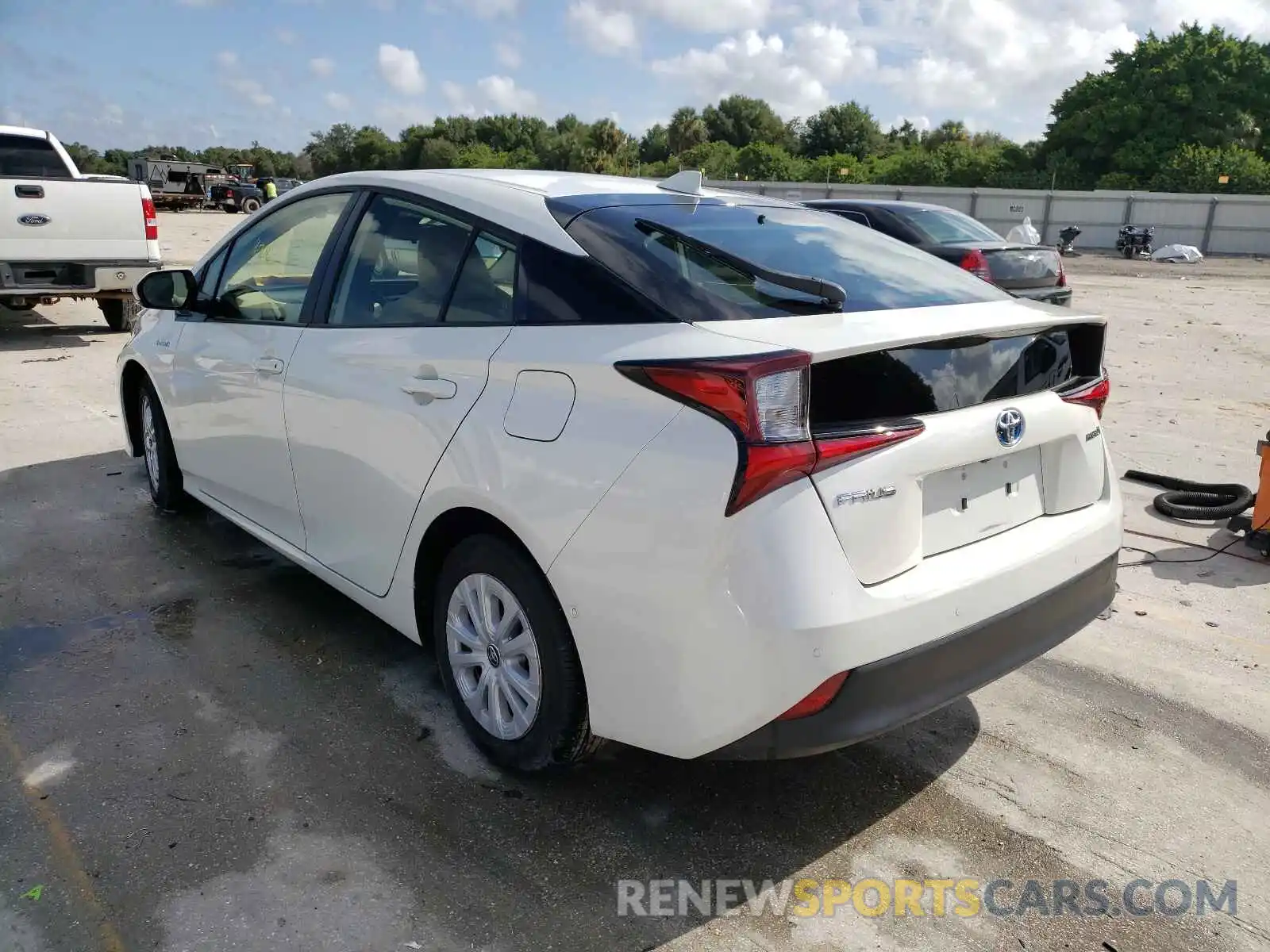 3 Photograph of a damaged car JTDKARFU0K3072127 TOYOTA PRIUS 2019