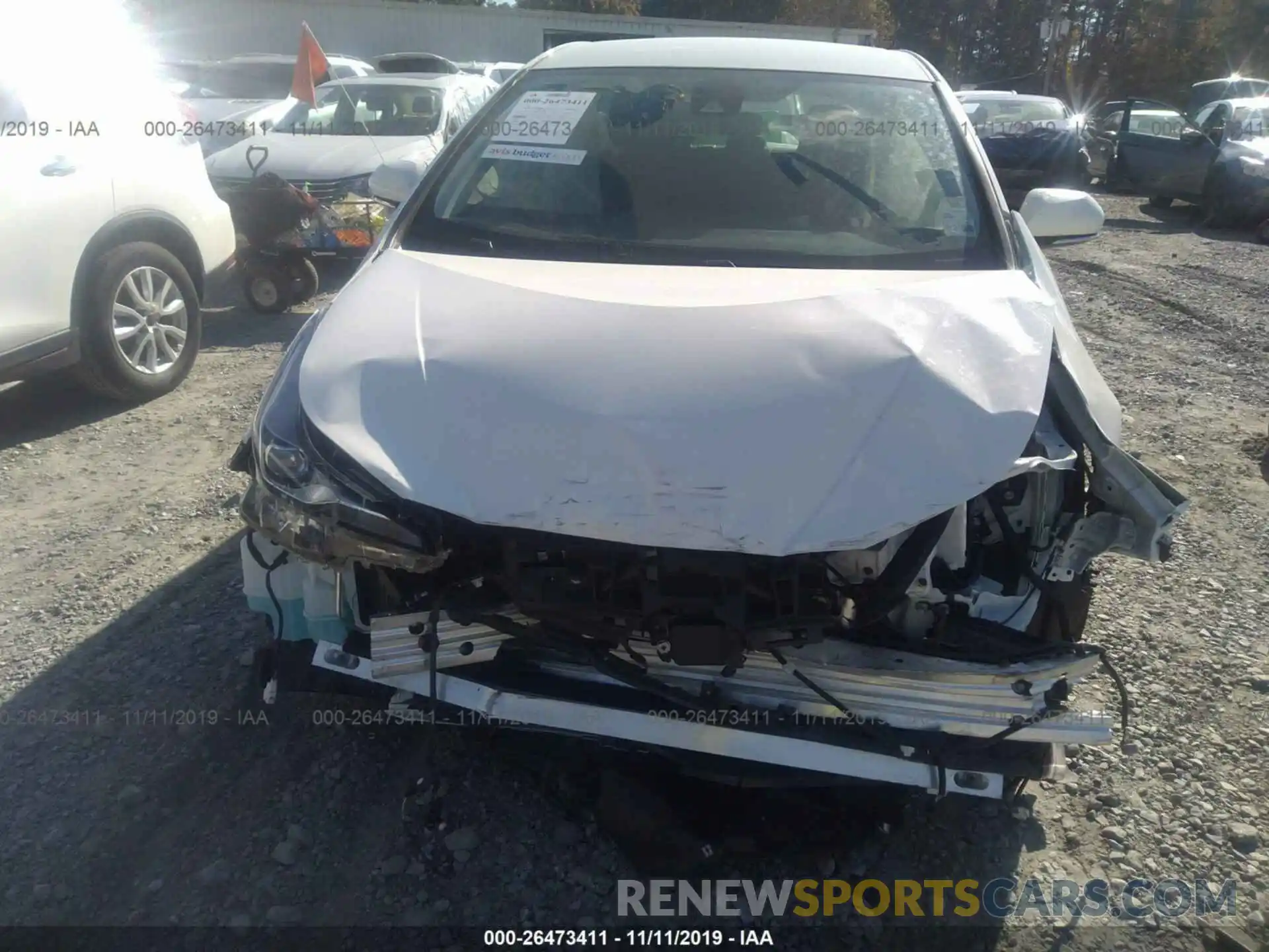 6 Photograph of a damaged car JTDKARFU0K3072595 TOYOTA PRIUS 2019