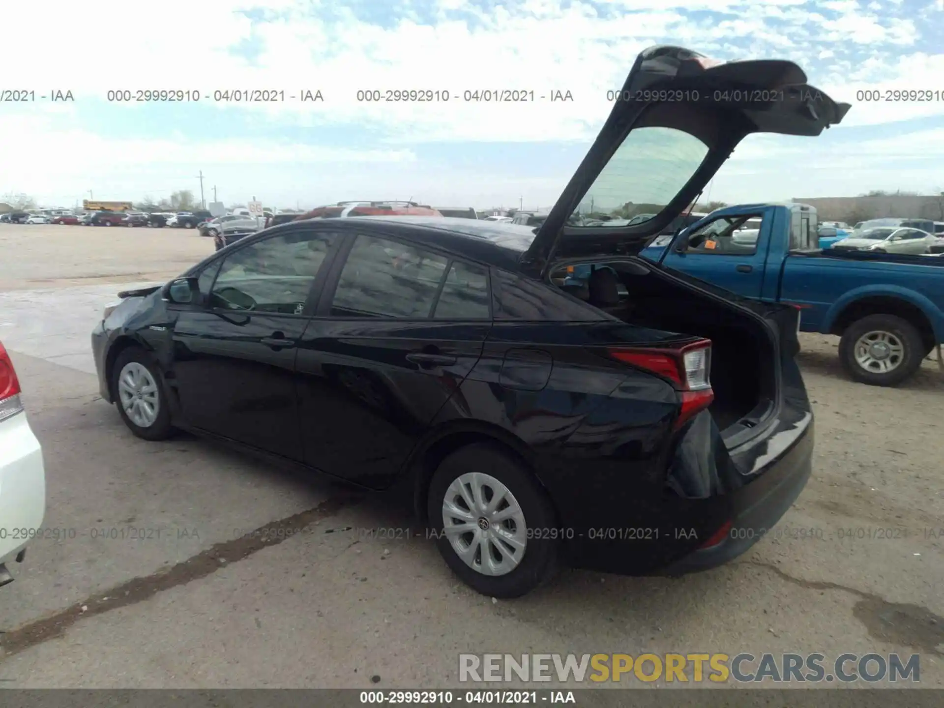 3 Photograph of a damaged car JTDKARFU0K3073276 TOYOTA PRIUS 2019