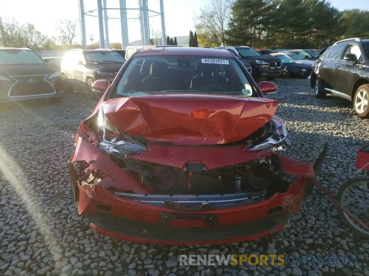 7 Photograph of a damaged car JTDKARFU0K3073293 TOYOTA PRIUS 2019