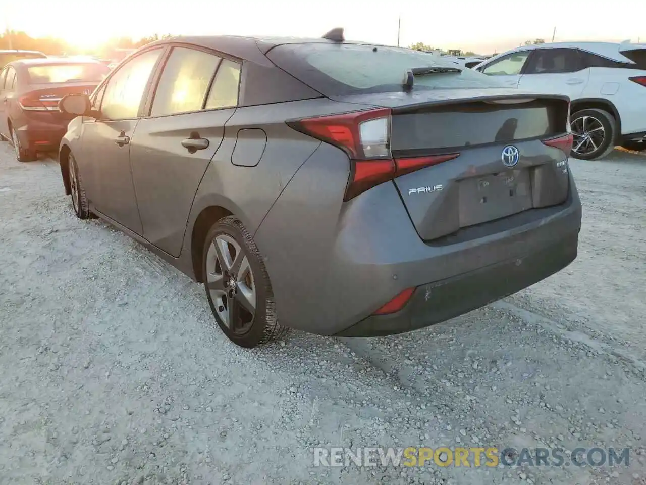 3 Photograph of a damaged car JTDKARFU0K3073567 TOYOTA PRIUS 2019