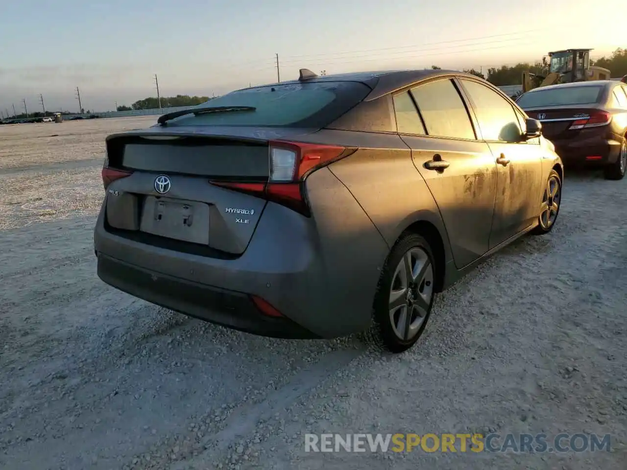 4 Photograph of a damaged car JTDKARFU0K3073567 TOYOTA PRIUS 2019