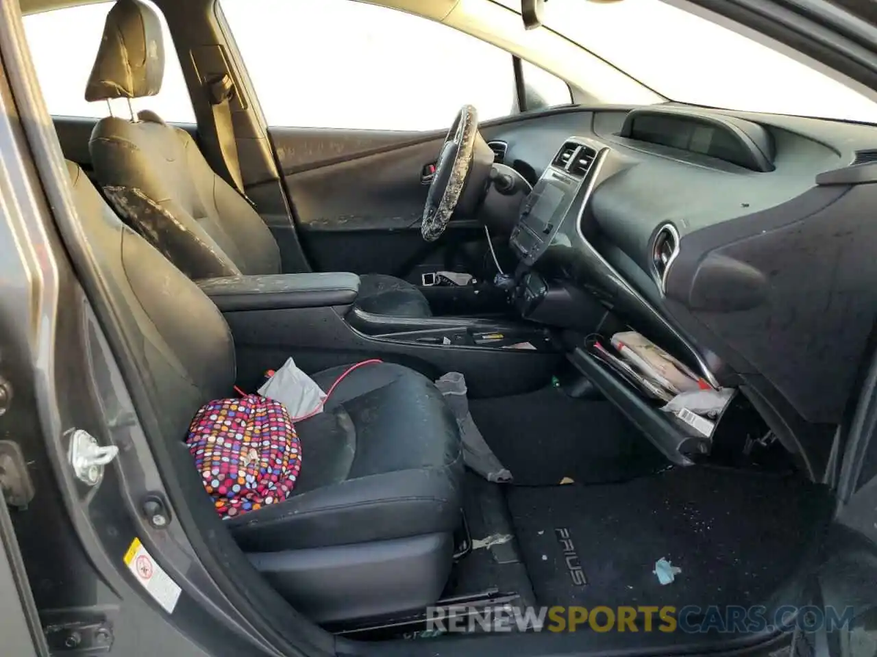 5 Photograph of a damaged car JTDKARFU0K3073567 TOYOTA PRIUS 2019