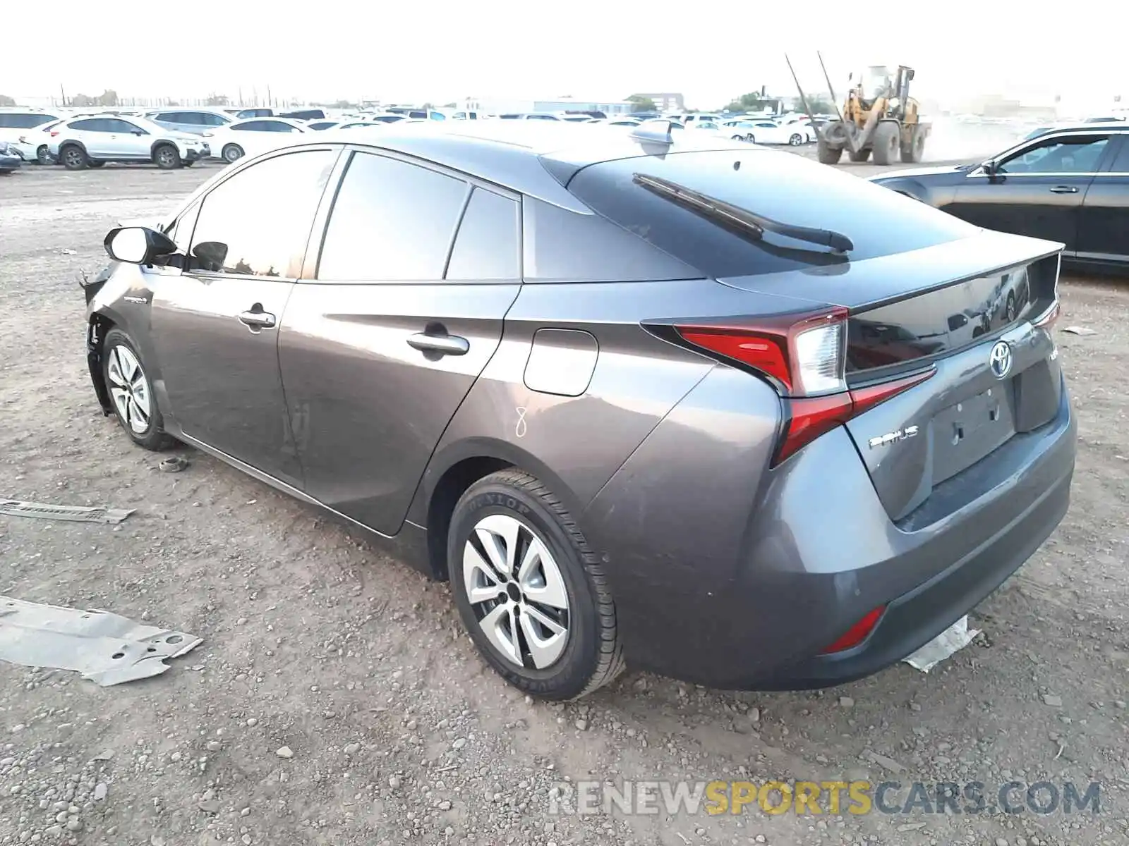 3 Фотография поврежденного автомобиля JTDKARFU0K3074265 TOYOTA PRIUS 2019