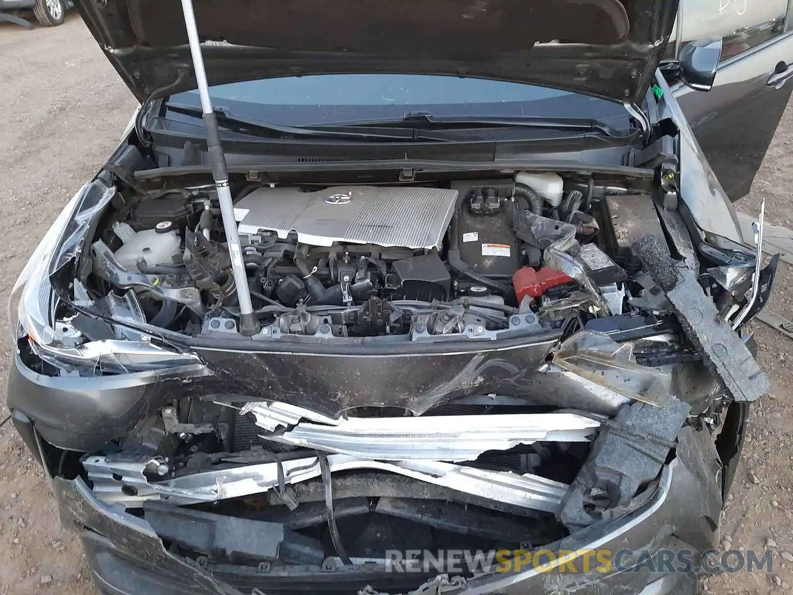 7 Photograph of a damaged car JTDKARFU0K3074265 TOYOTA PRIUS 2019