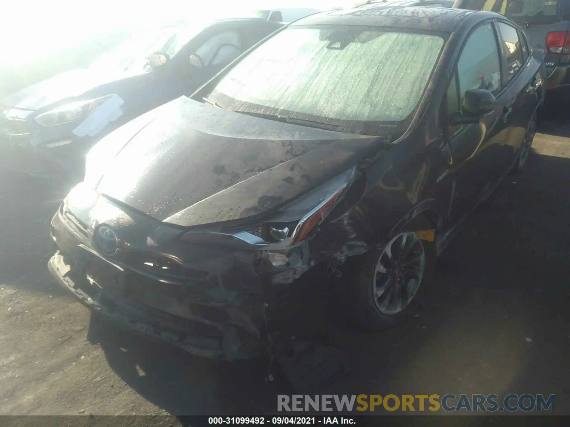 6 Photograph of a damaged car JTDKARFU0K3074332 TOYOTA PRIUS 2019