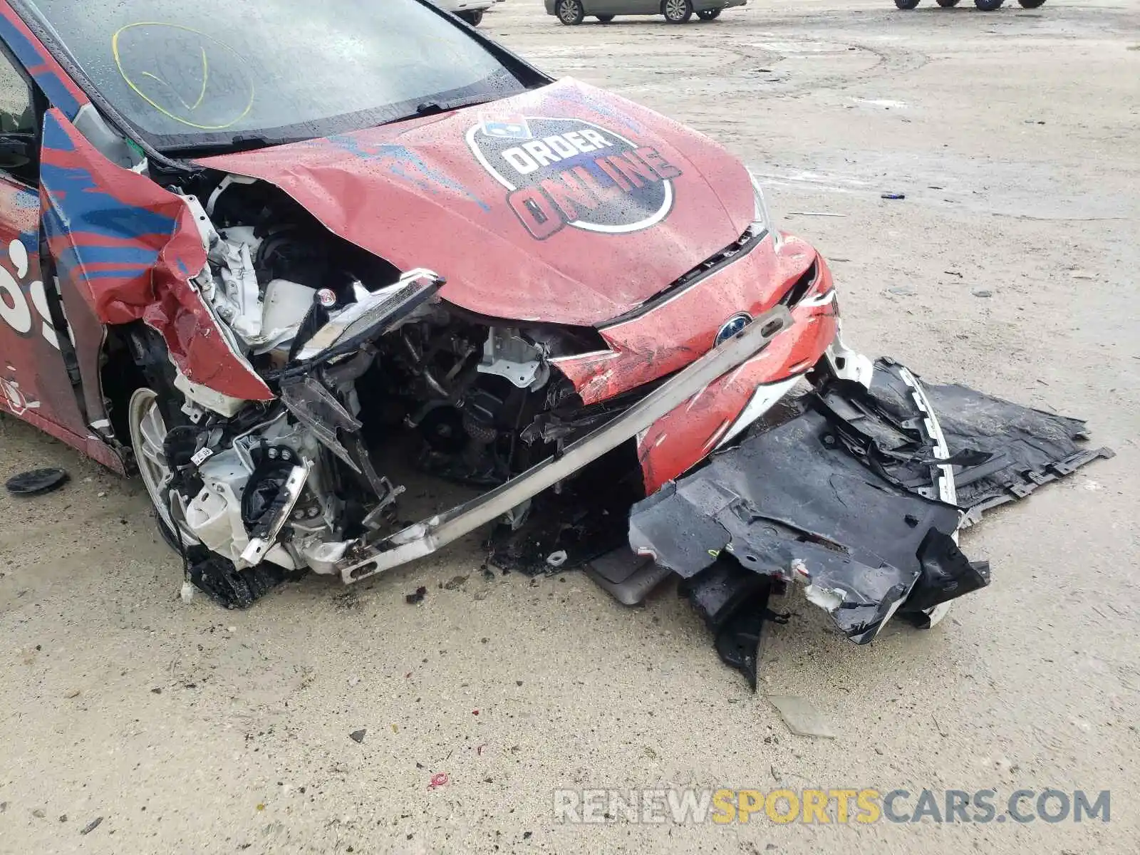 9 Photograph of a damaged car JTDKARFU0K3076310 TOYOTA PRIUS 2019