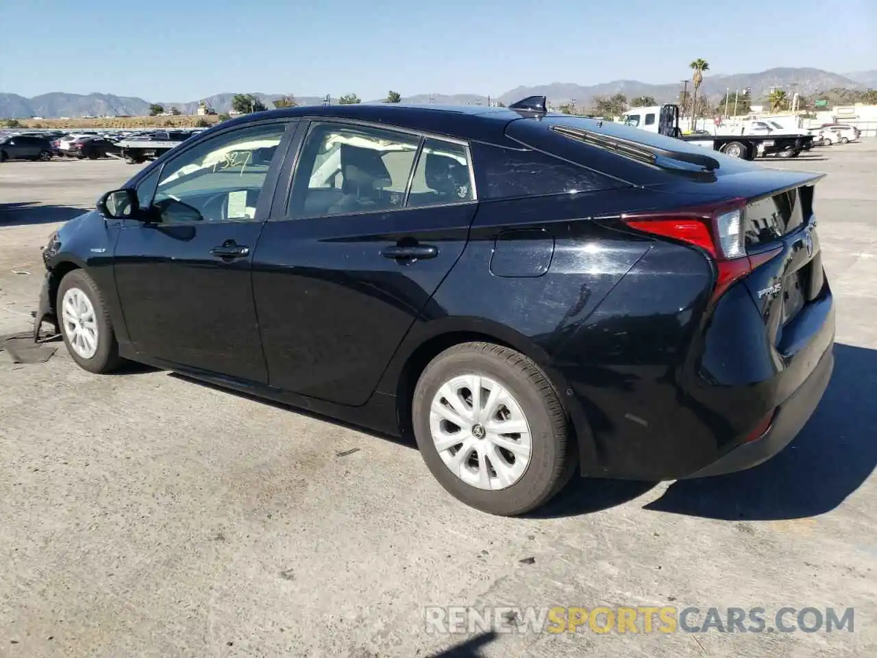 3 Photograph of a damaged car JTDKARFU0K3080437 TOYOTA PRIUS 2019