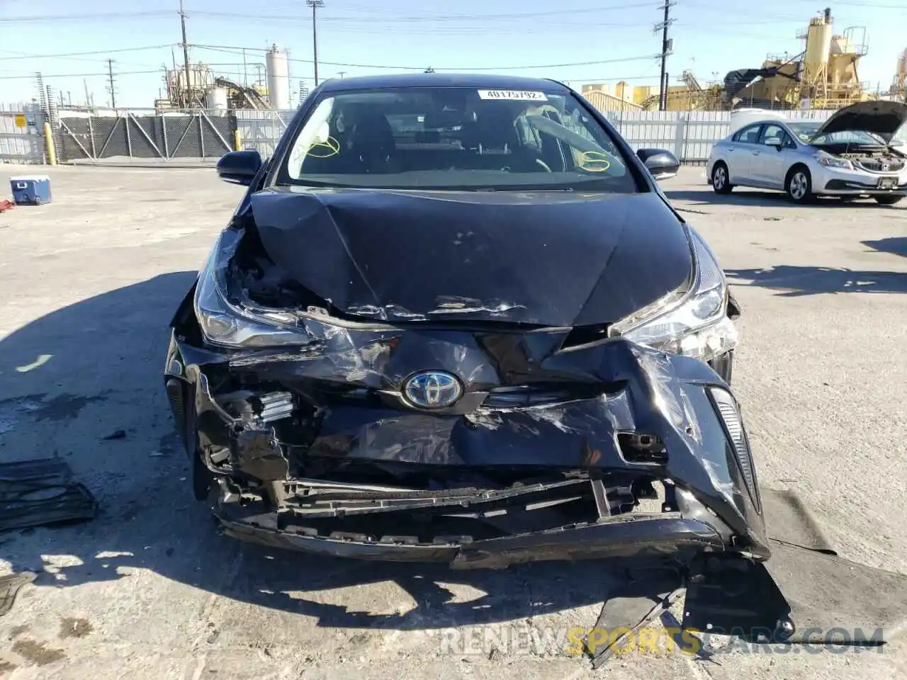 9 Фотография поврежденного автомобиля JTDKARFU0K3080437 TOYOTA PRIUS 2019