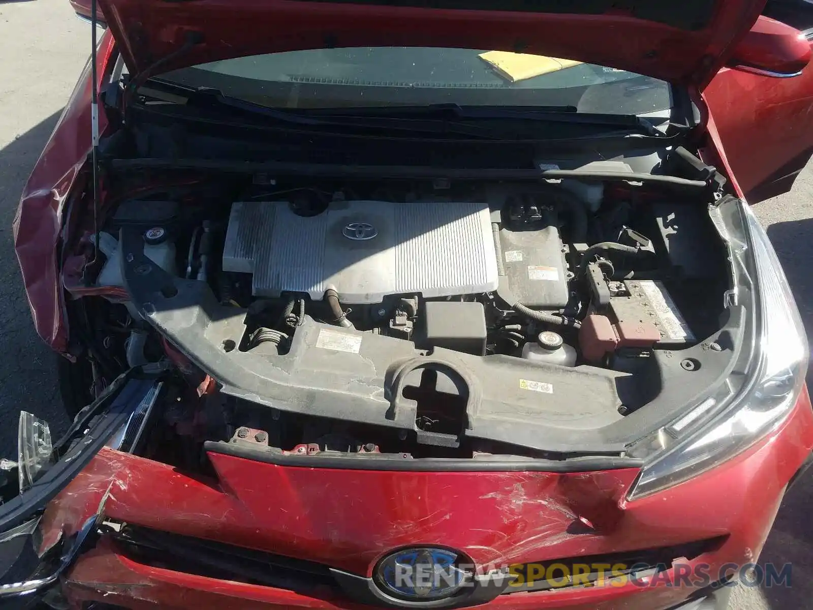 7 Photograph of a damaged car JTDKARFU0K3080633 TOYOTA PRIUS 2019