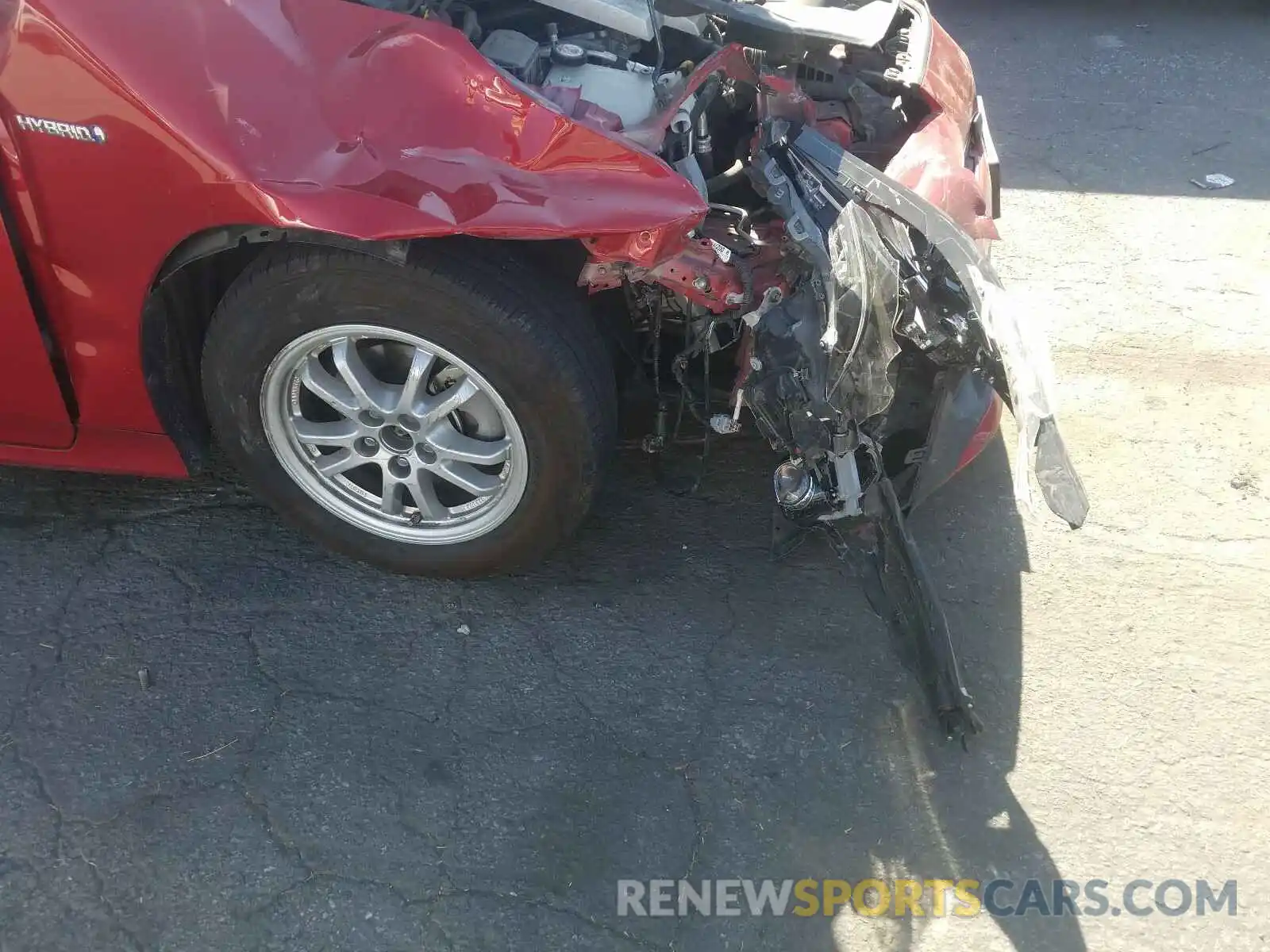 9 Photograph of a damaged car JTDKARFU0K3080633 TOYOTA PRIUS 2019