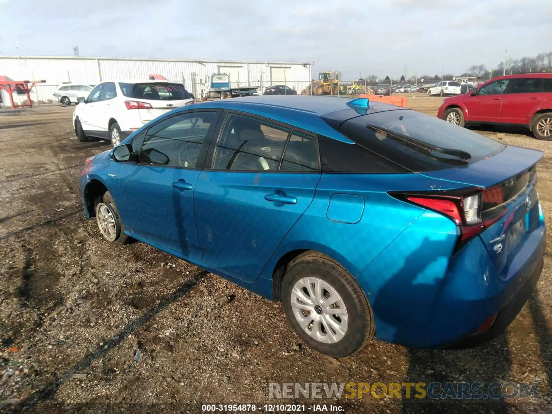 3 Photograph of a damaged car JTDKARFU0K3082737 TOYOTA PRIUS 2019