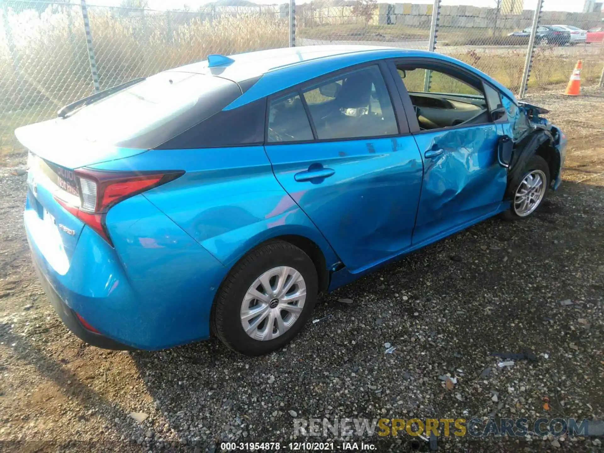 4 Photograph of a damaged car JTDKARFU0K3082737 TOYOTA PRIUS 2019