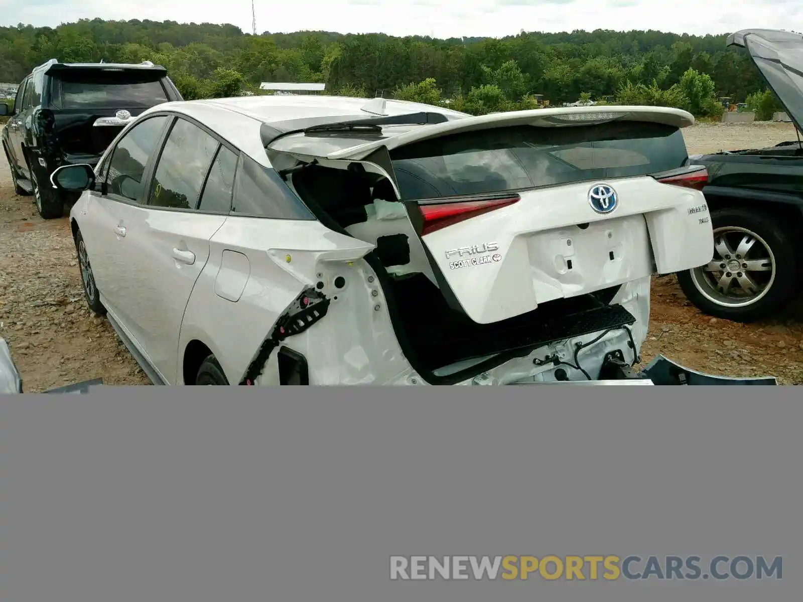 3 Photograph of a damaged car JTDKARFU0K3082785 TOYOTA PRIUS 2019