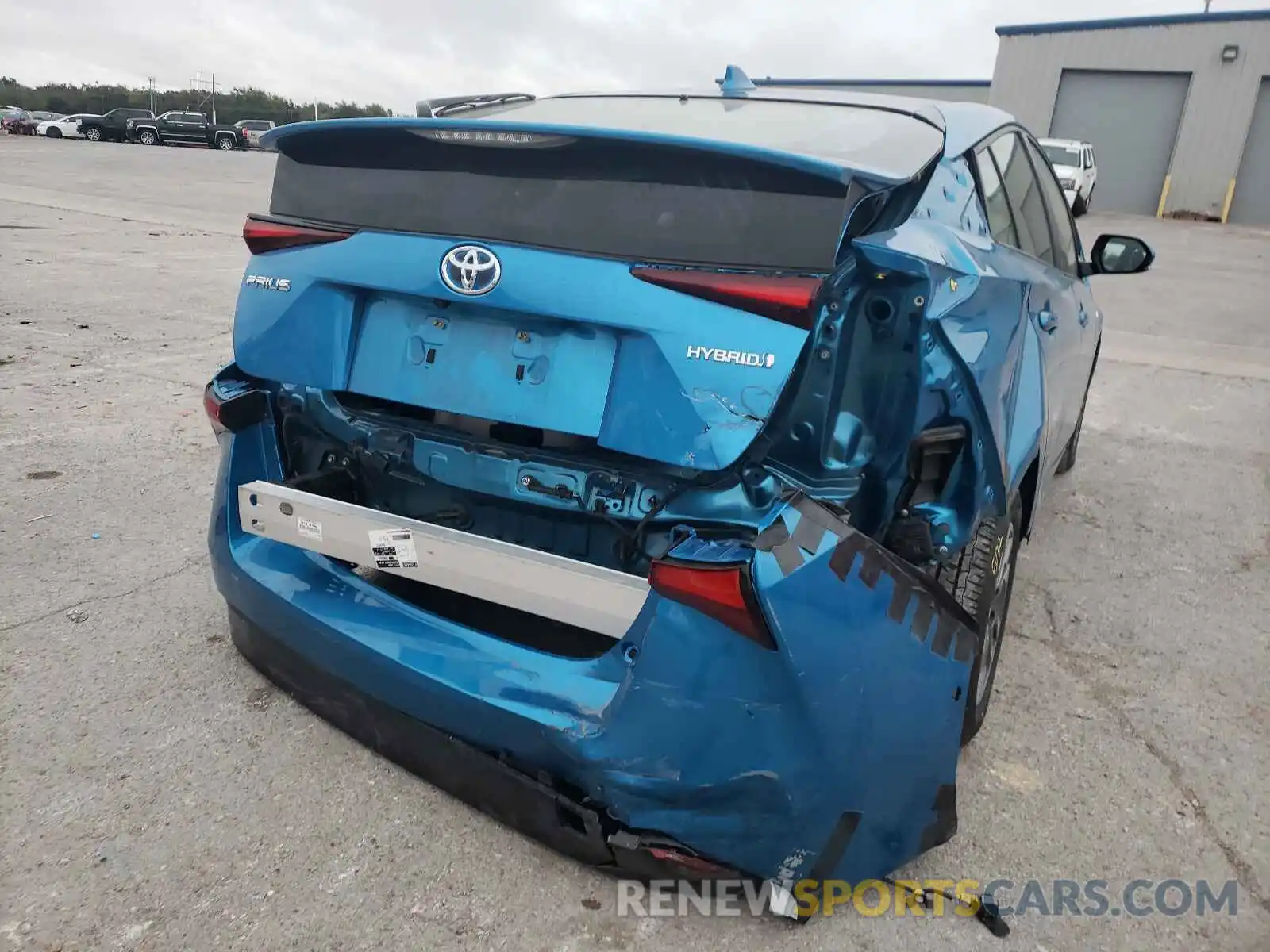 9 Фотография поврежденного автомобиля JTDKARFU0K3085444 TOYOTA PRIUS 2019