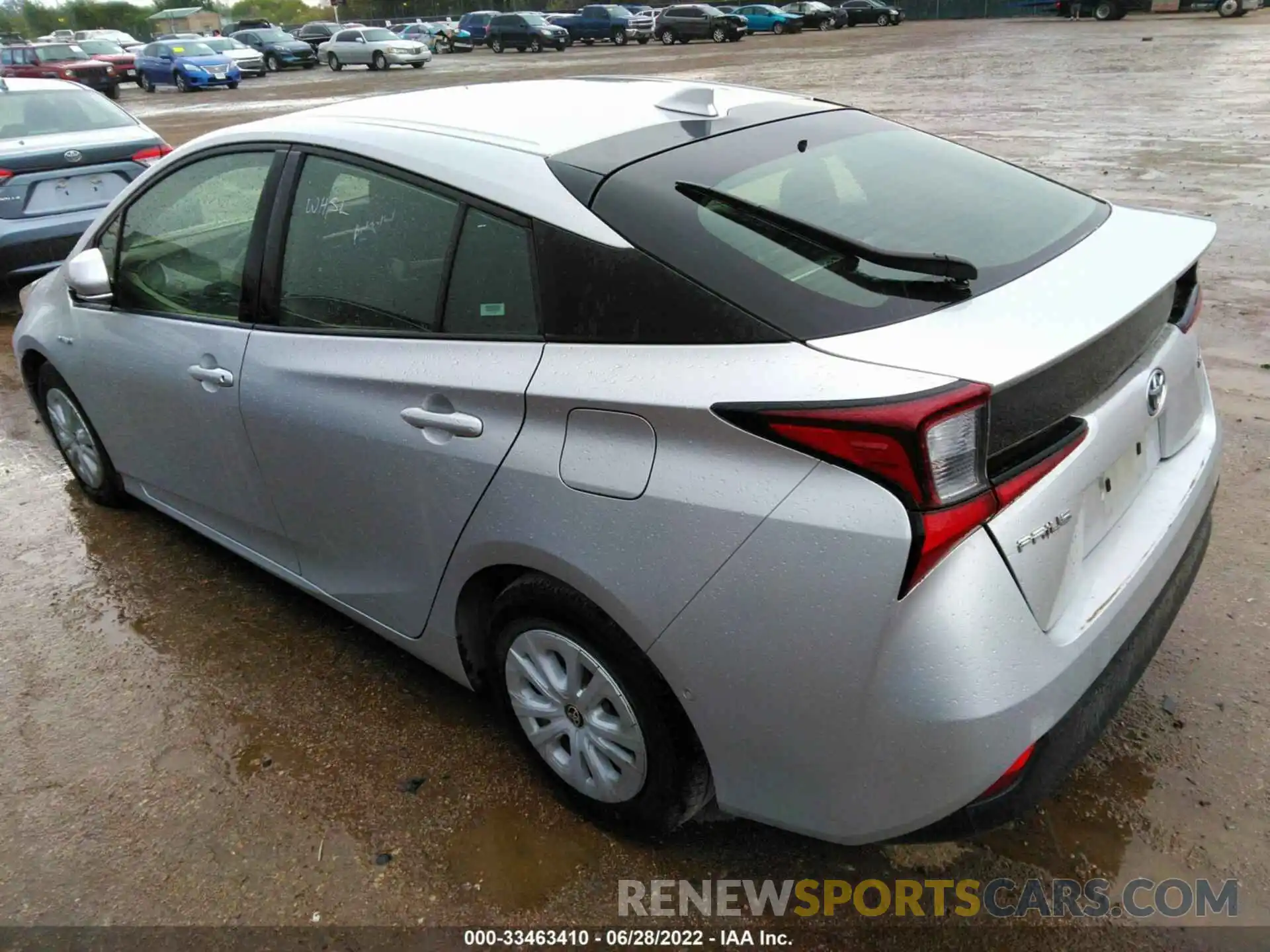 3 Photograph of a damaged car JTDKARFU0K3086710 TOYOTA PRIUS 2019