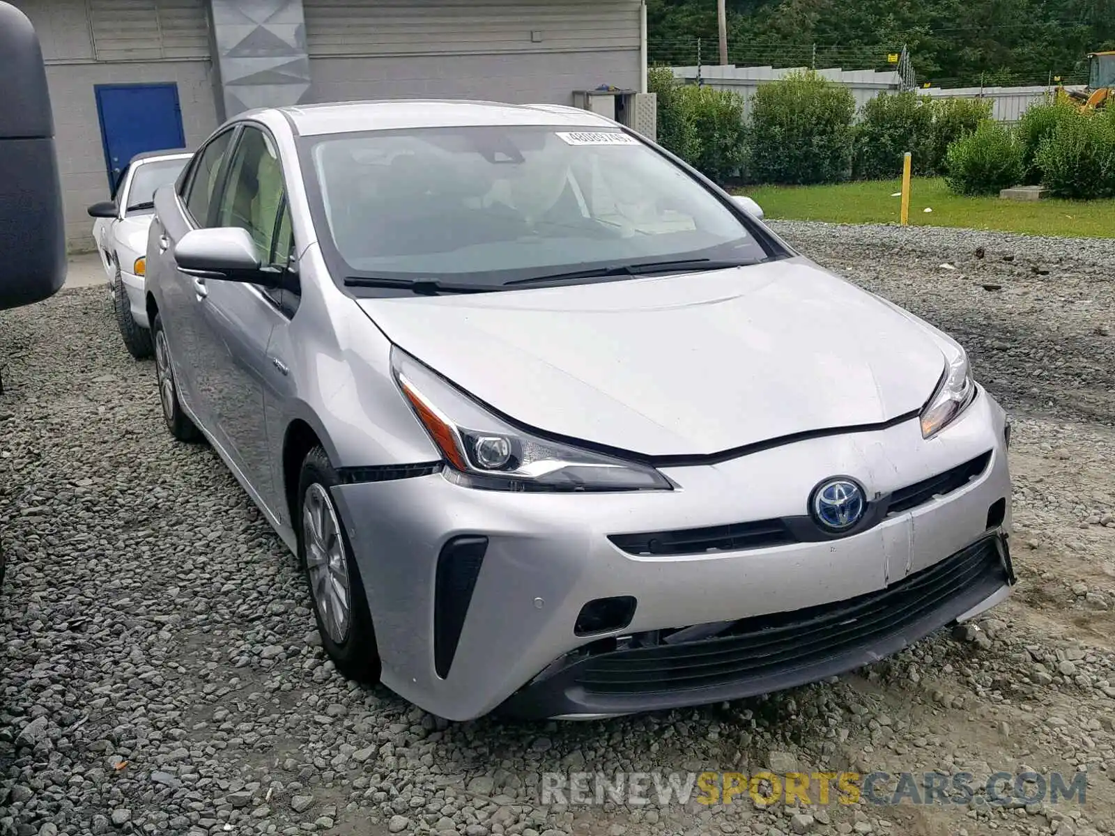 1 Photograph of a damaged car JTDKARFU0K3088327 TOYOTA PRIUS 2019