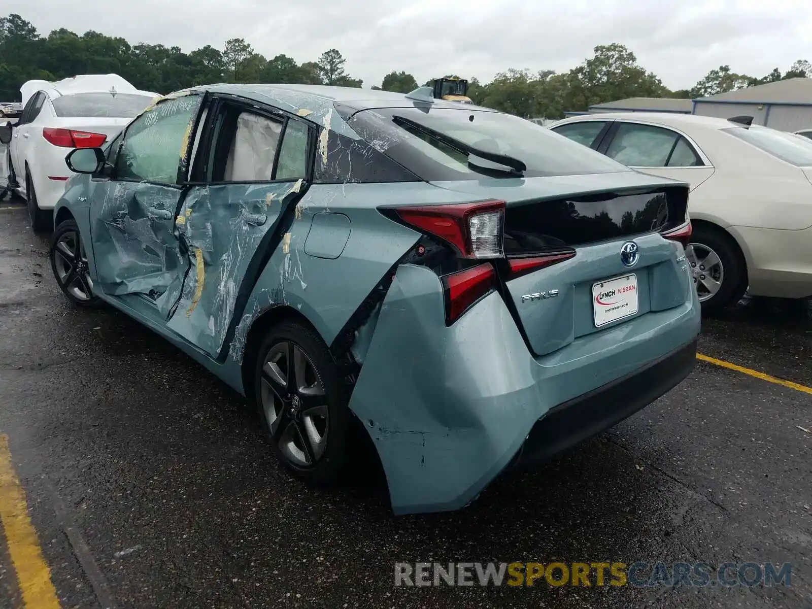 3 Photograph of a damaged car JTDKARFU0K3089588 TOYOTA PRIUS 2019