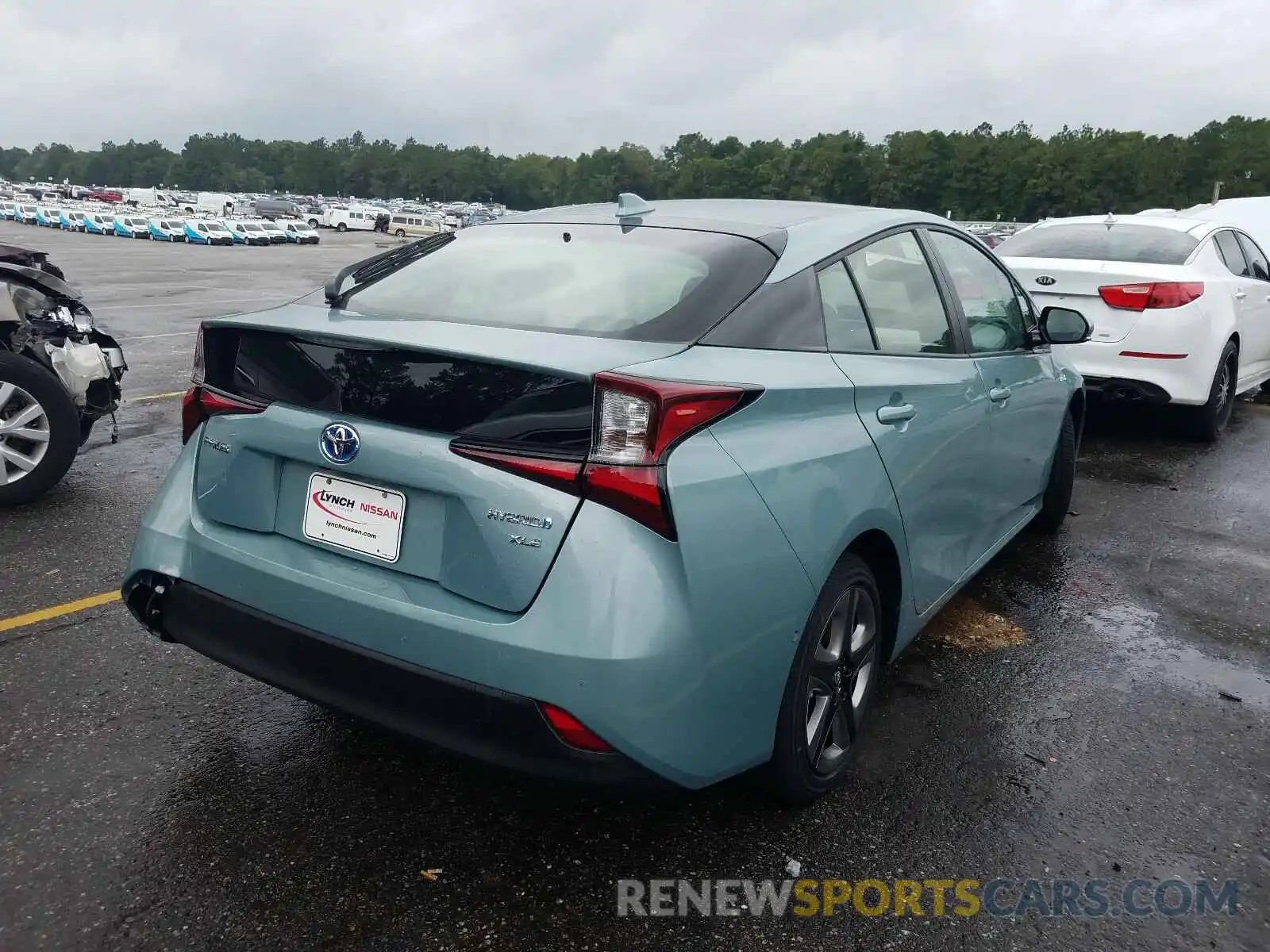 4 Photograph of a damaged car JTDKARFU0K3089588 TOYOTA PRIUS 2019