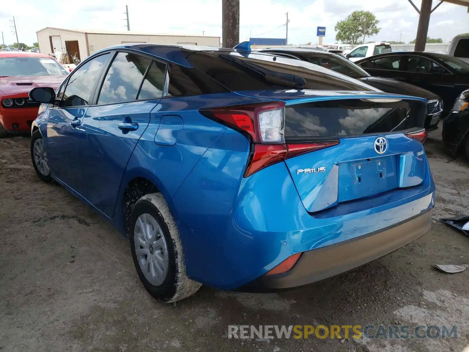 3 Photograph of a damaged car JTDKARFU0K3090417 TOYOTA PRIUS 2019