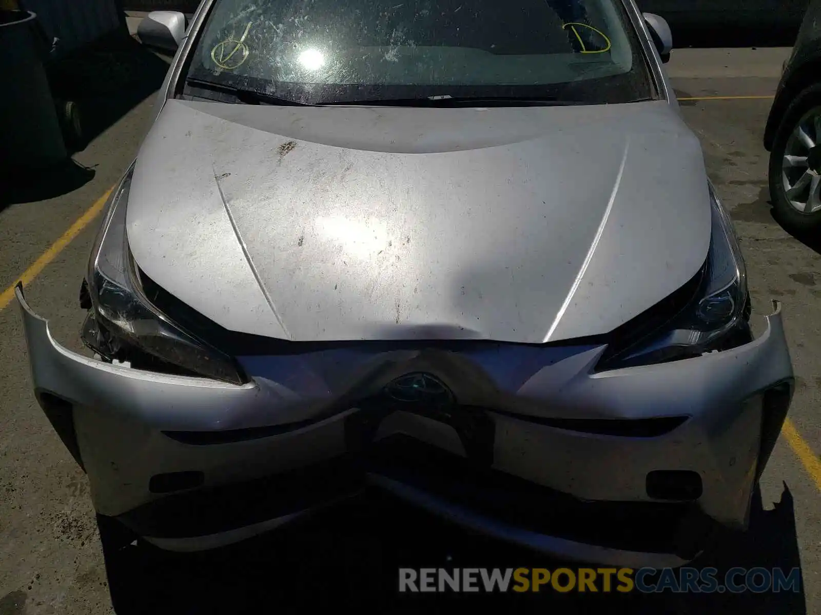 9 Photograph of a damaged car JTDKARFU0K3091132 TOYOTA PRIUS 2019