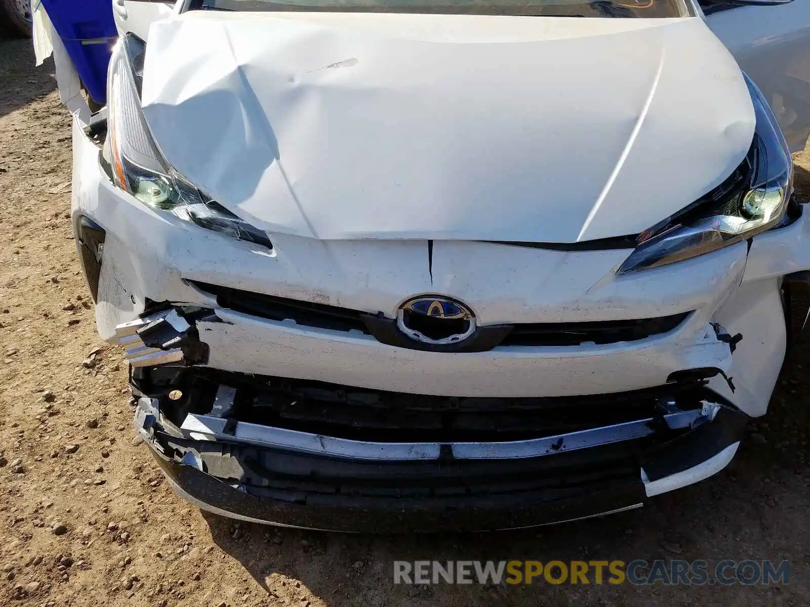 9 Photograph of a damaged car JTDKARFU0K3092233 TOYOTA PRIUS 2019