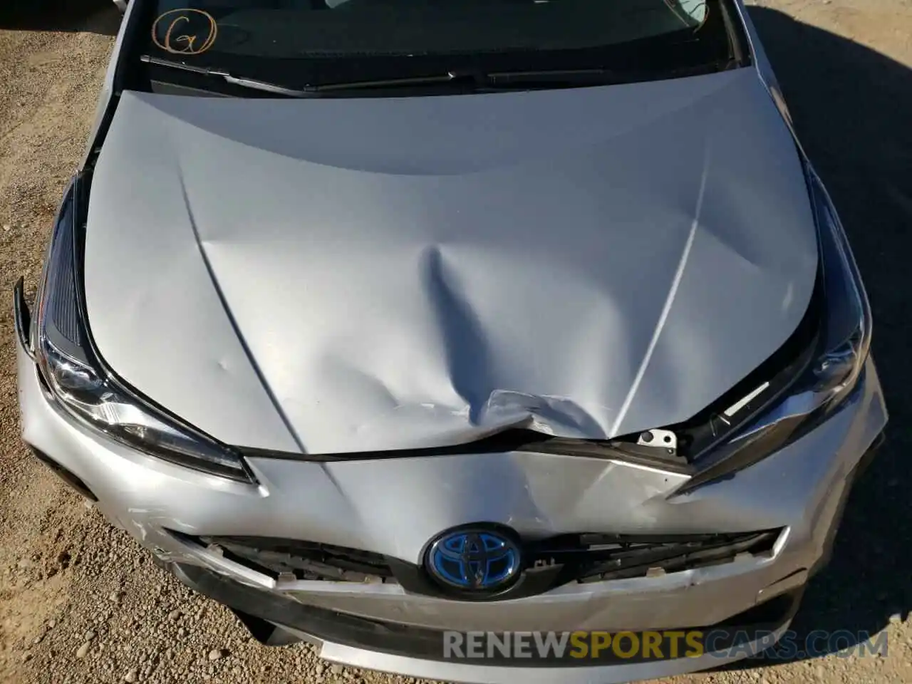 7 Photograph of a damaged car JTDKARFU0K3092555 TOYOTA PRIUS 2019