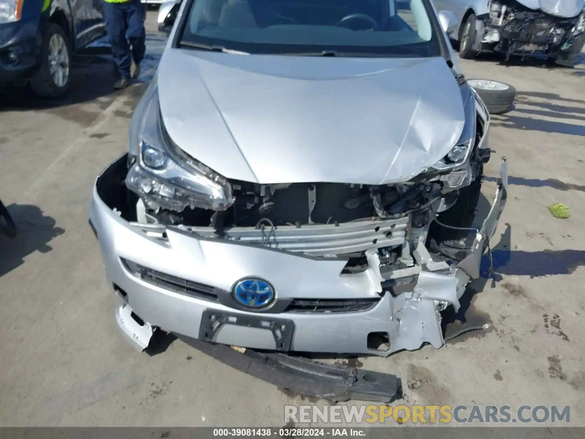 12 Photograph of a damaged car JTDKARFU0K3093429 TOYOTA PRIUS 2019