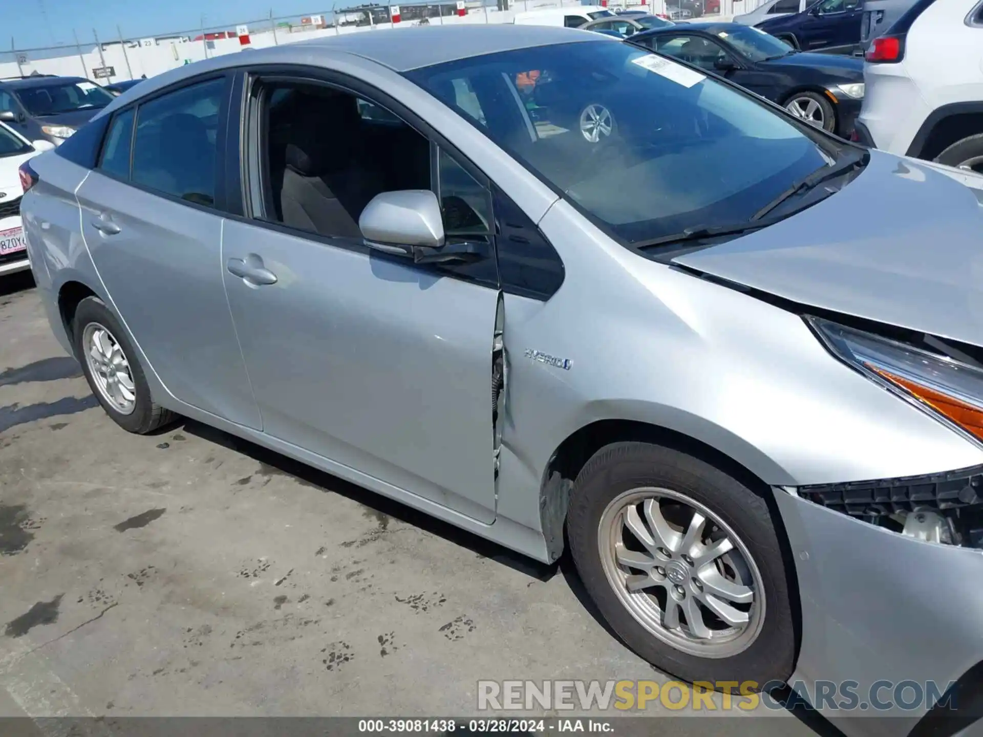 13 Photograph of a damaged car JTDKARFU0K3093429 TOYOTA PRIUS 2019