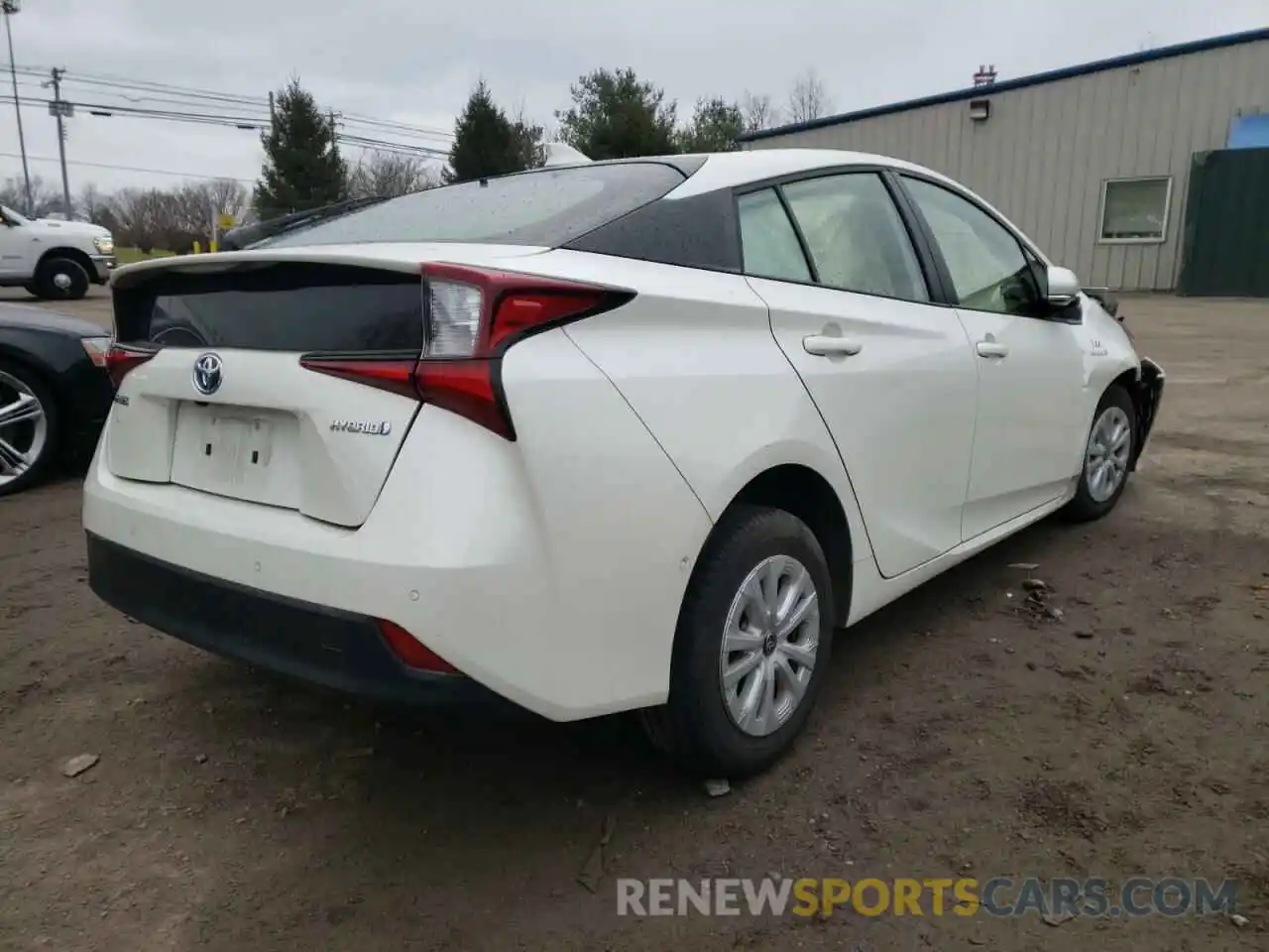 4 Photograph of a damaged car JTDKARFU0K3094094 TOYOTA PRIUS 2019