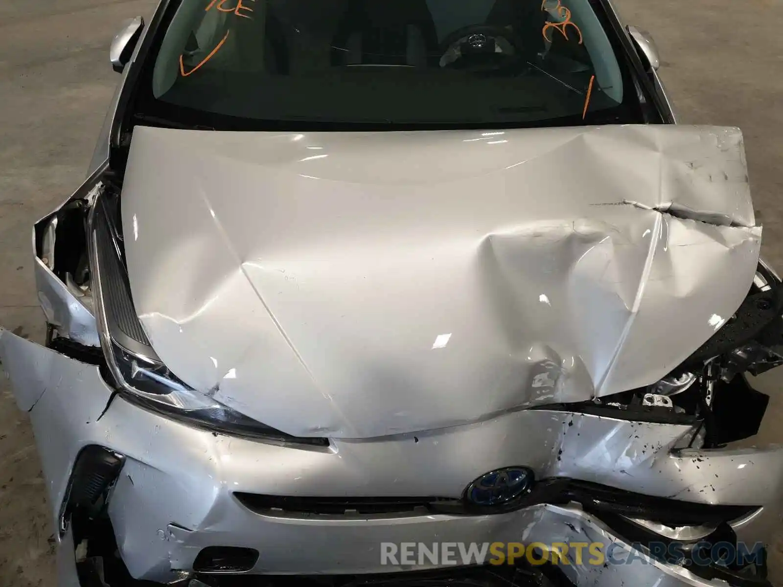 7 Фотография поврежденного автомобиля JTDKARFU0K3095746 TOYOTA PRIUS 2019
