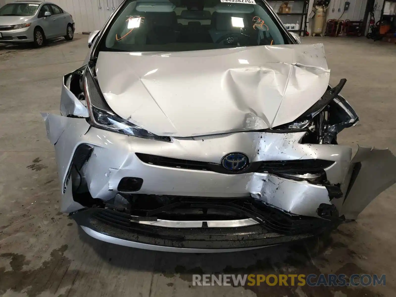 9 Фотография поврежденного автомобиля JTDKARFU0K3095746 TOYOTA PRIUS 2019