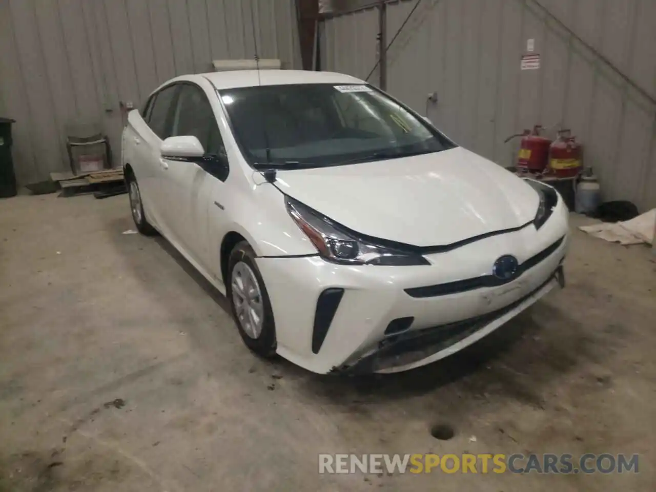 1 Photograph of a damaged car JTDKARFU0K3097206 TOYOTA PRIUS 2019