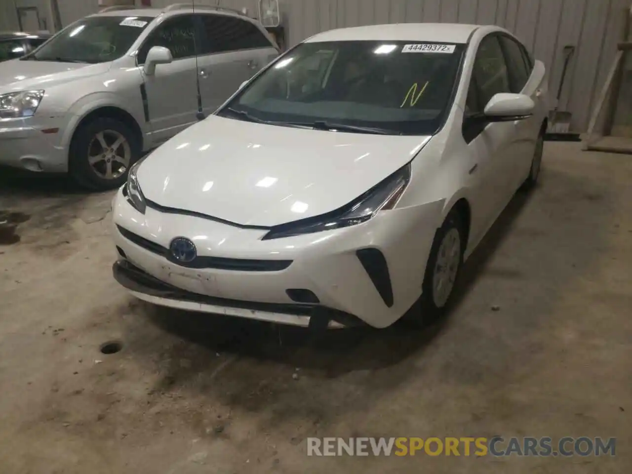 2 Photograph of a damaged car JTDKARFU0K3097206 TOYOTA PRIUS 2019