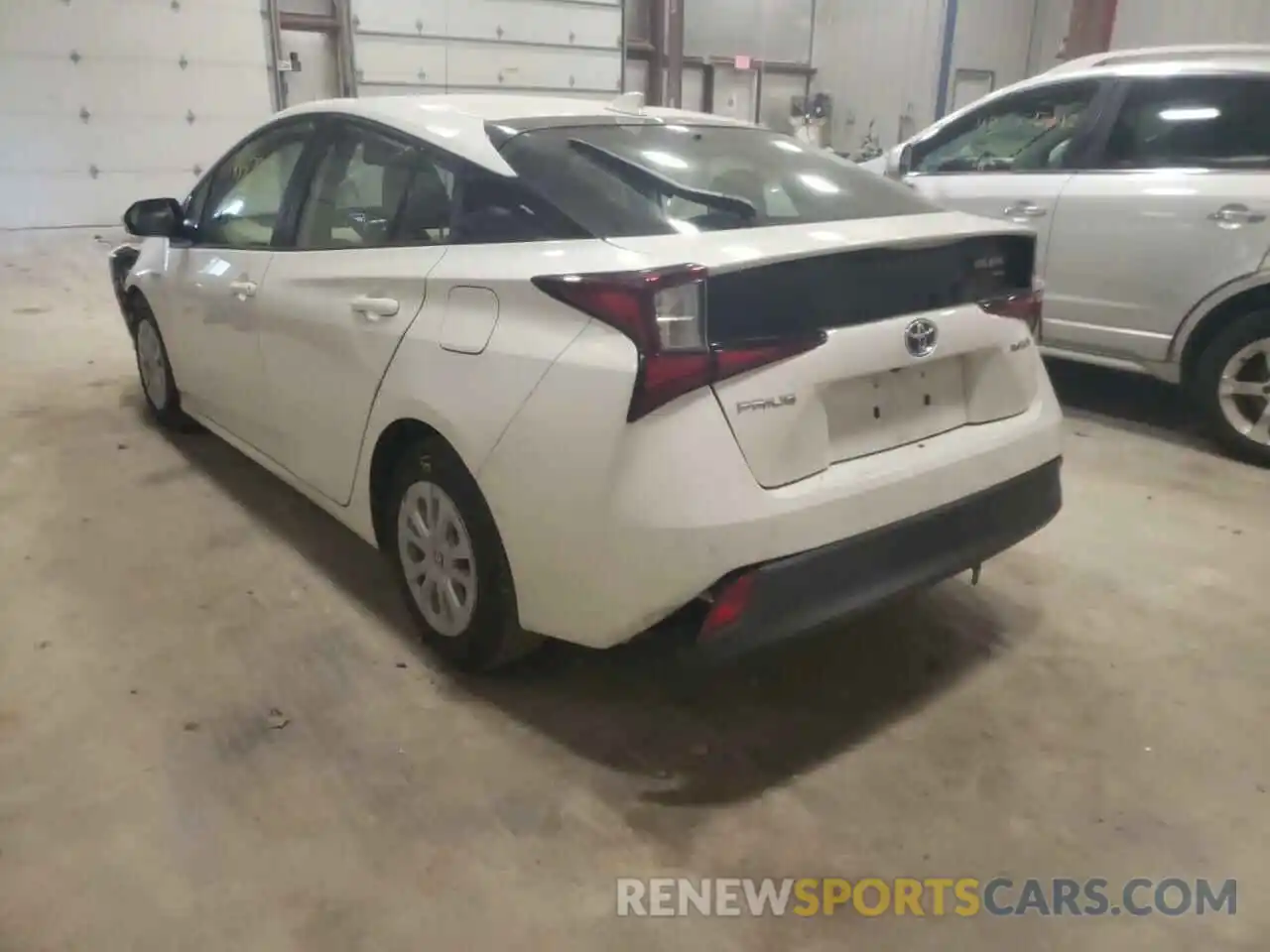 3 Photograph of a damaged car JTDKARFU0K3097206 TOYOTA PRIUS 2019