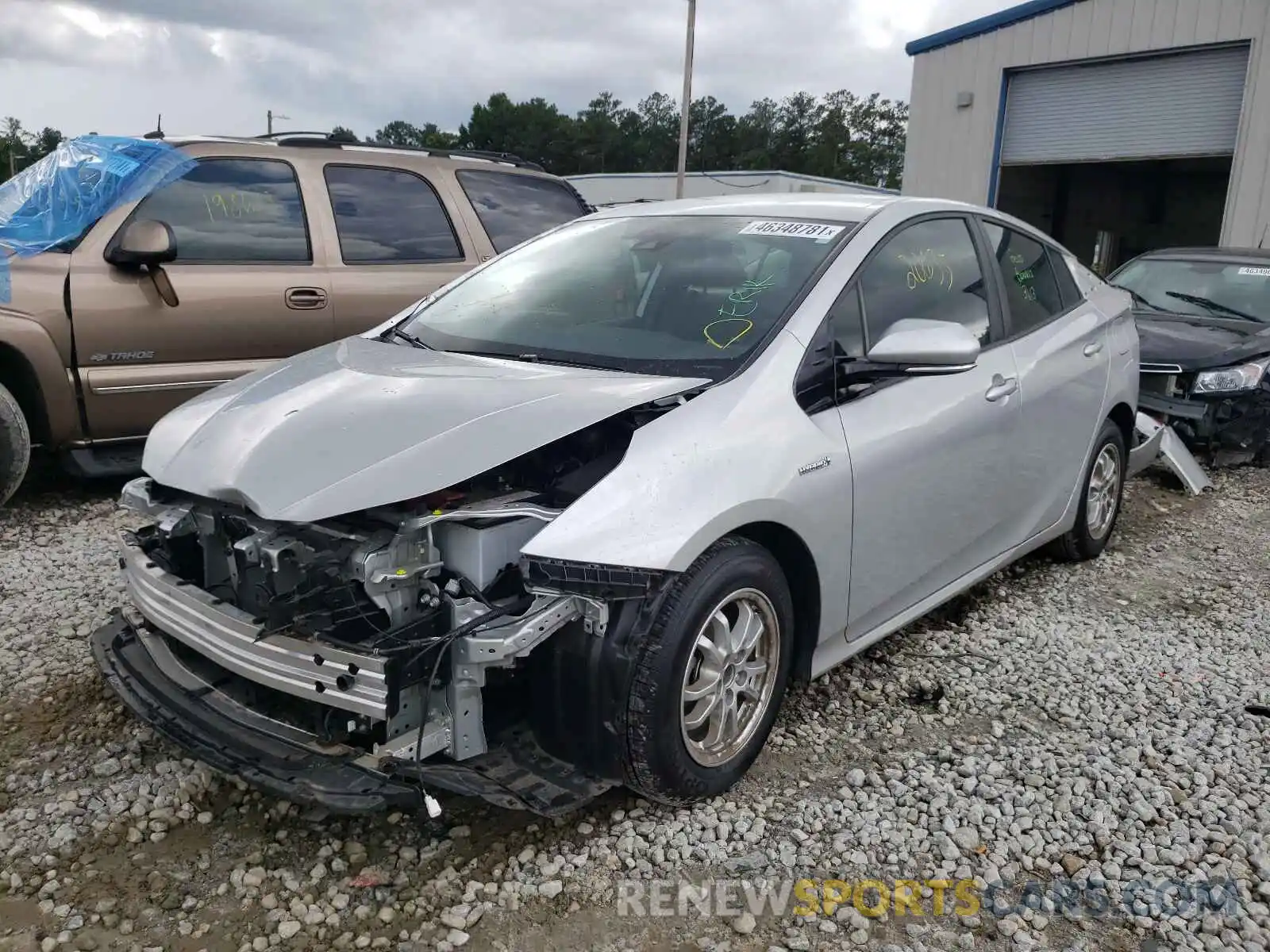 2 Фотография поврежденного автомобиля JTDKARFU0K3099540 TOYOTA PRIUS 2019