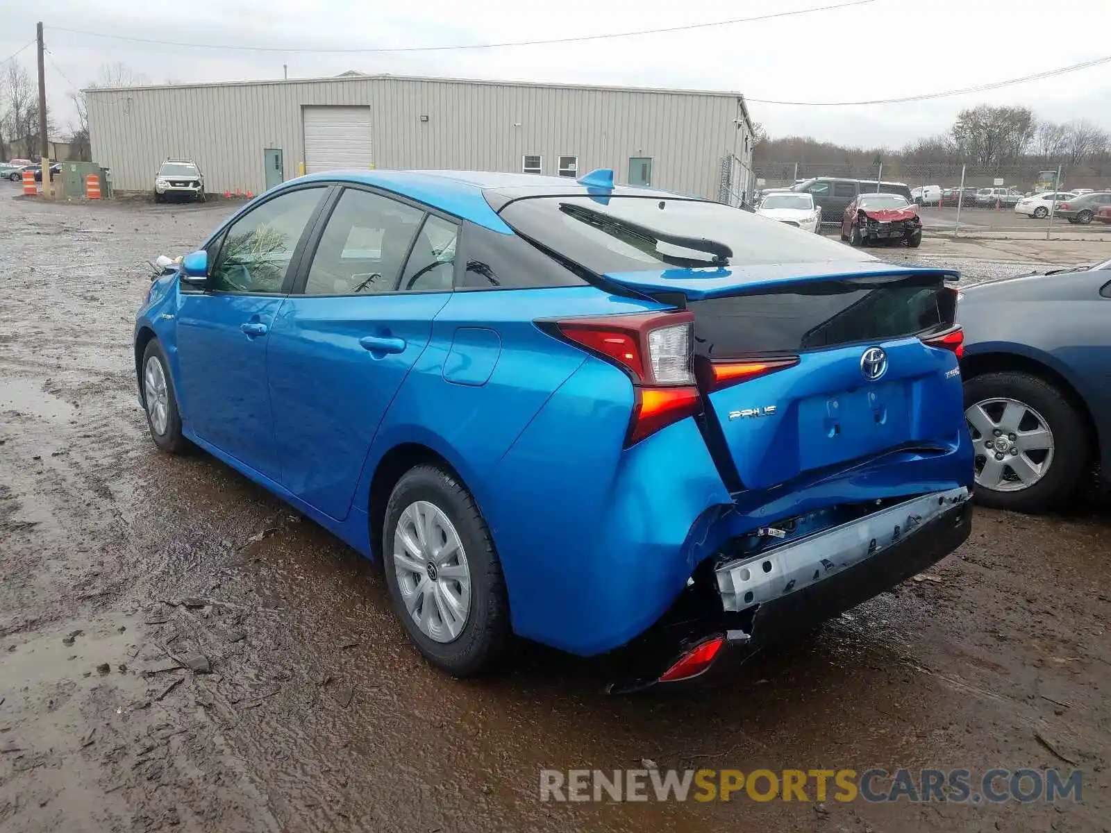 3 Photograph of a damaged car JTDKARFU0K3101285 TOYOTA PRIUS 2019