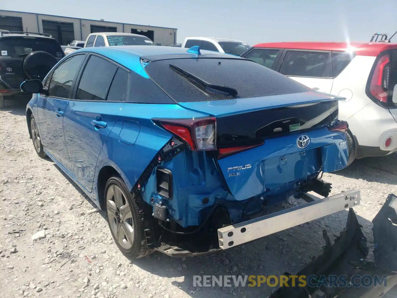 3 Photograph of a damaged car JTDKARFU0K3101626 TOYOTA PRIUS 2019