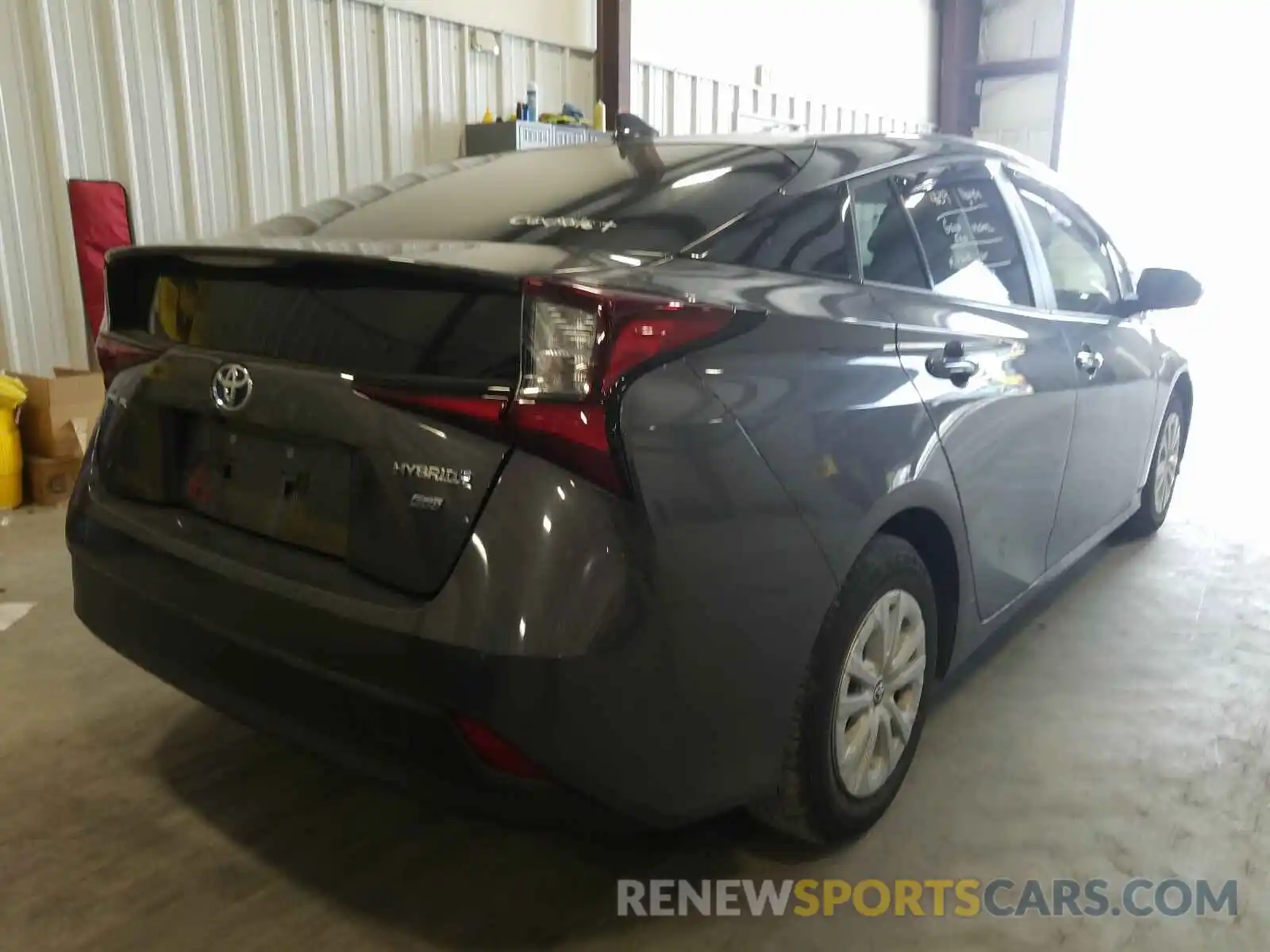 4 Photograph of a damaged car JTDKARFU1K3068779 TOYOTA PRIUS 2019