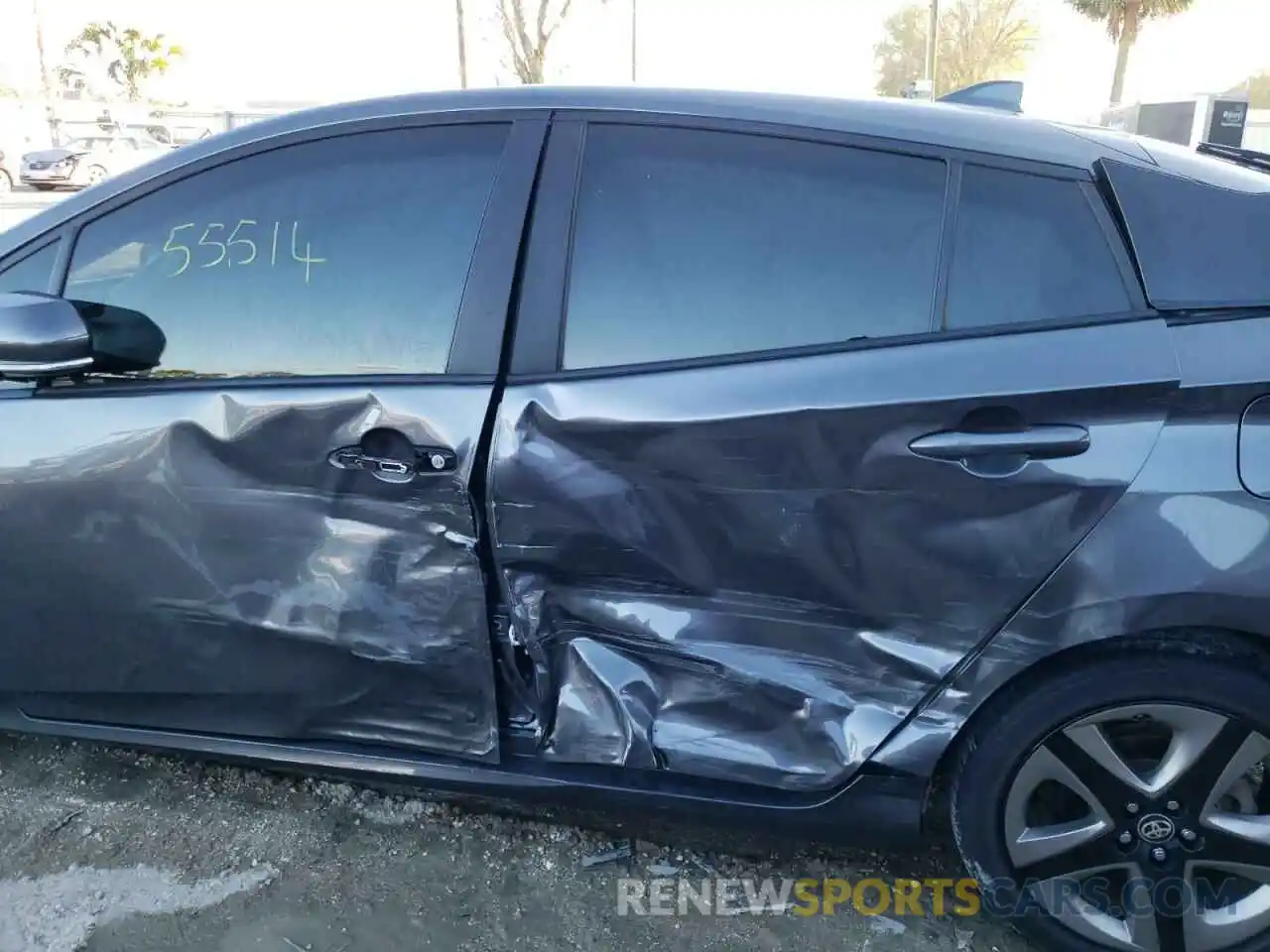 9 Photograph of a damaged car JTDKARFU1K3069656 TOYOTA PRIUS 2019