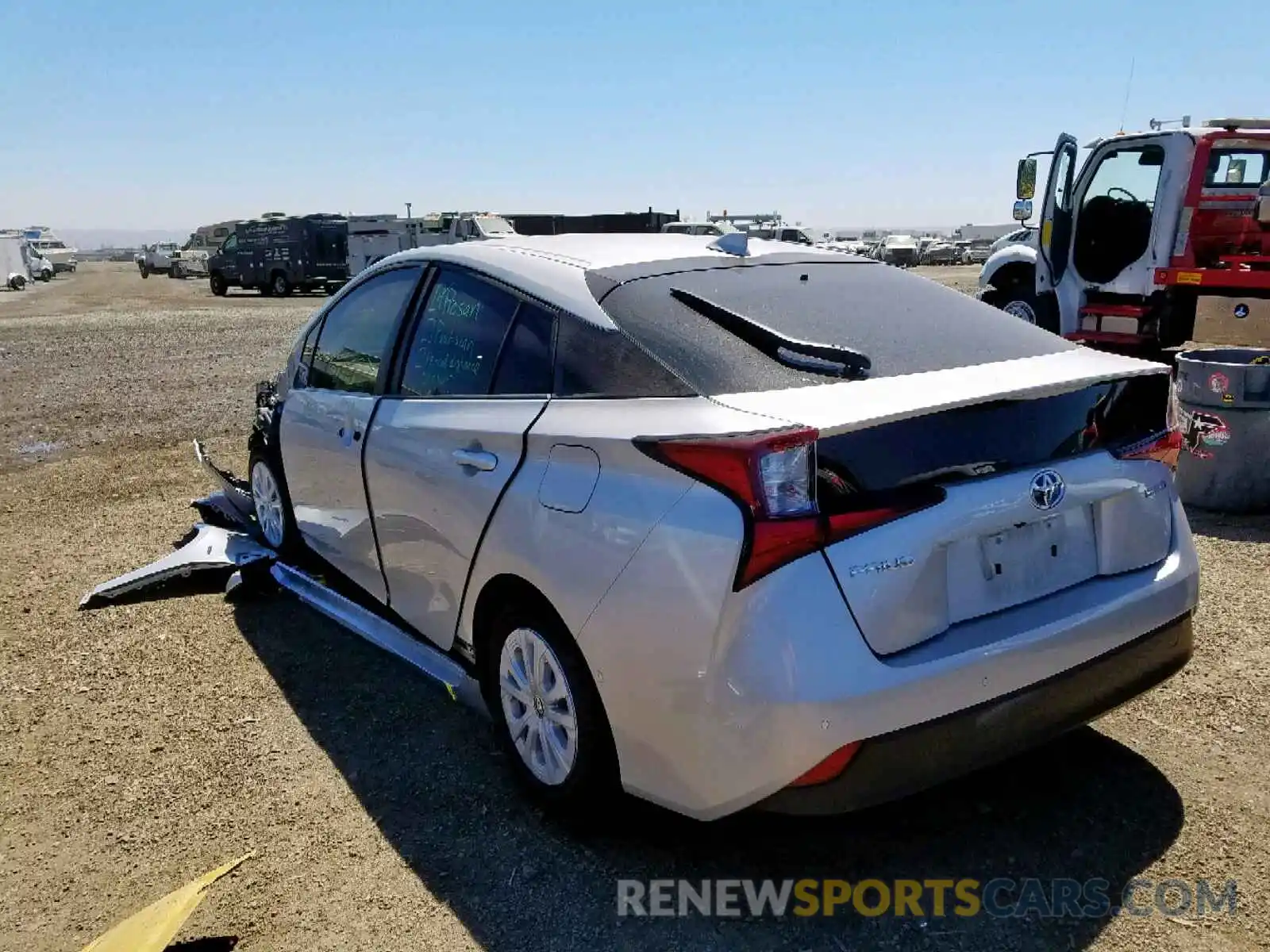 3 Photograph of a damaged car JTDKARFU1K3069687 TOYOTA PRIUS 2019