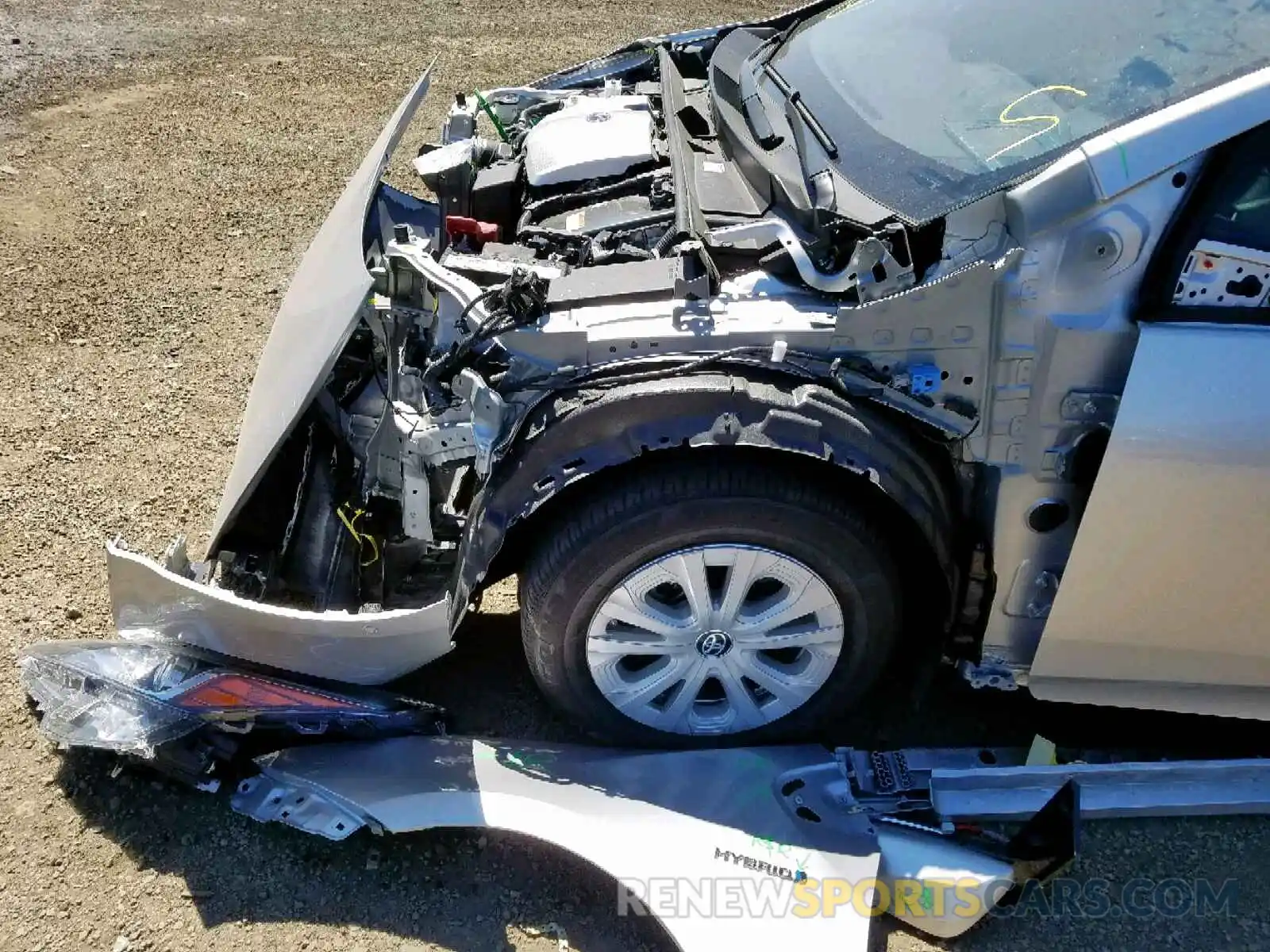 9 Photograph of a damaged car JTDKARFU1K3069687 TOYOTA PRIUS 2019