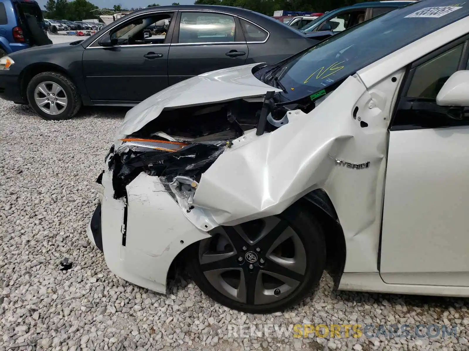 9 Photograph of a damaged car JTDKARFU1K3070063 TOYOTA PRIUS 2019